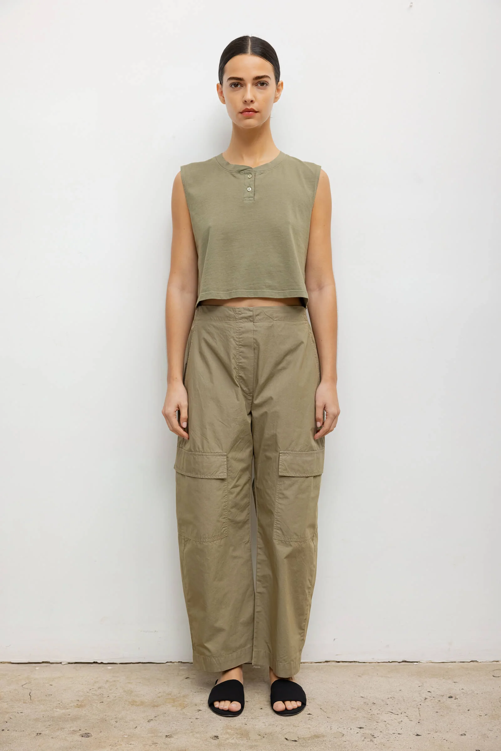 Leset - Margo Sleeveless Henley - Image 3