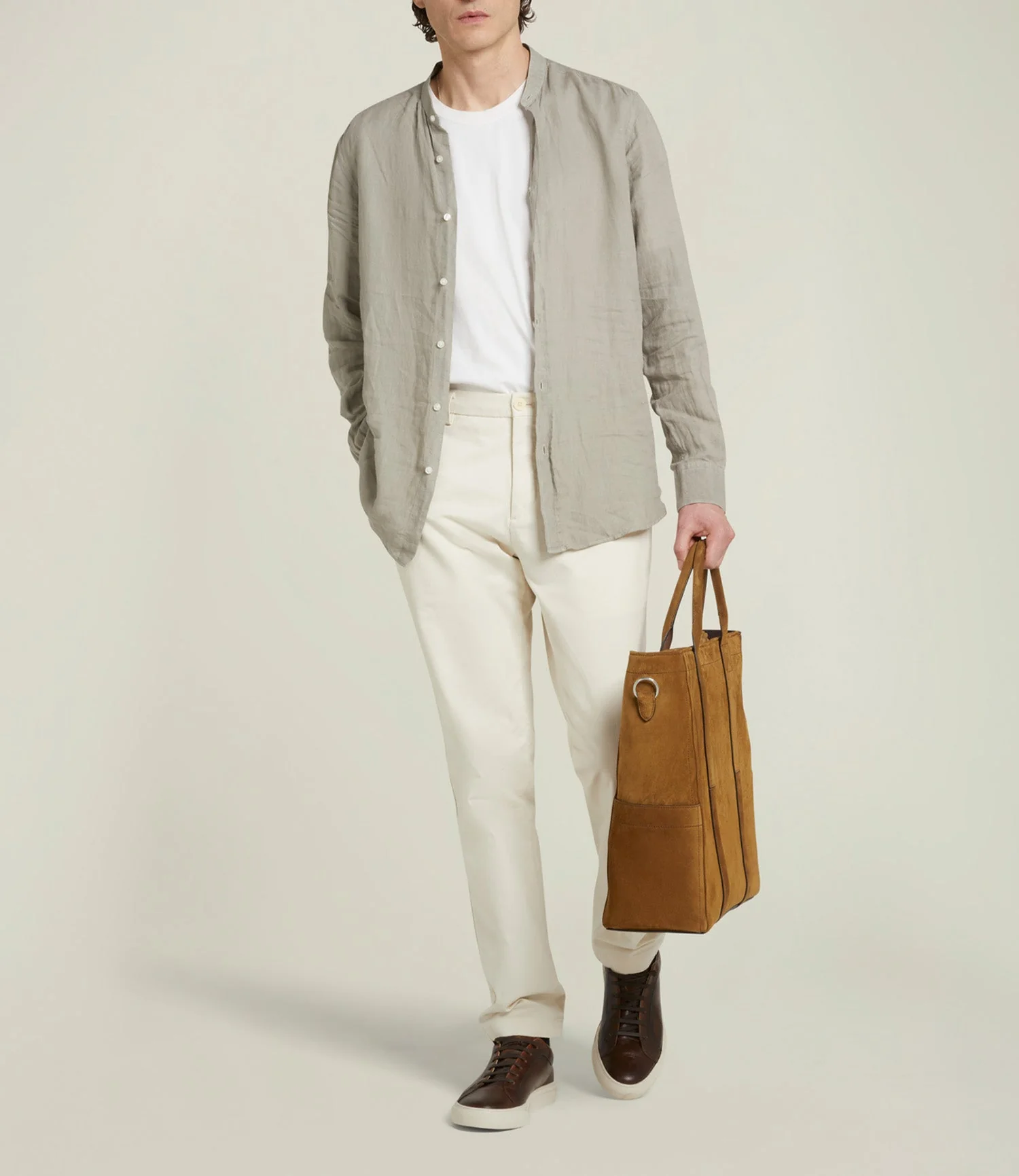 Metier - Mariner Zippered Tote Suede Marrakech - Image 5