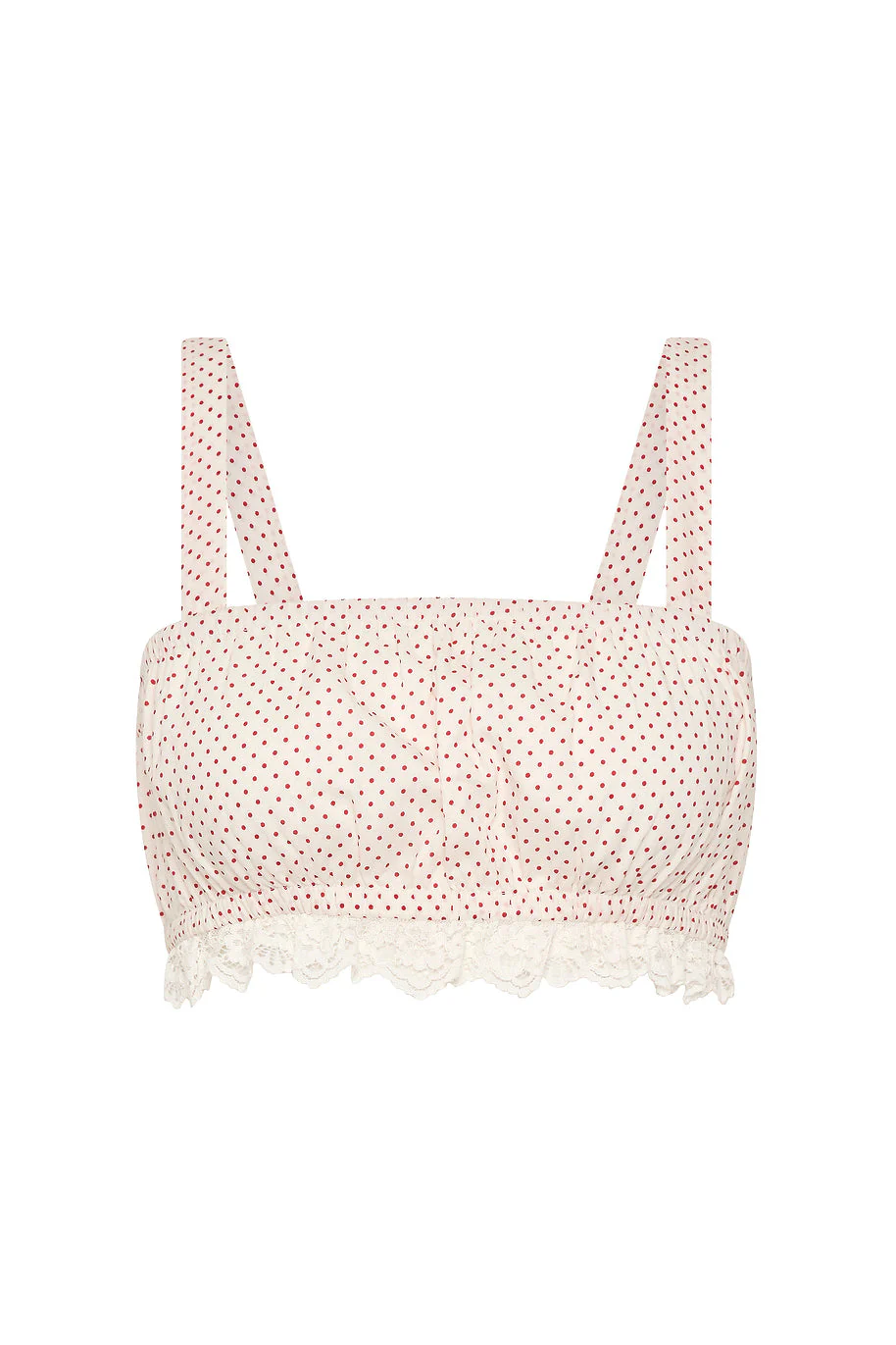 Posse - MARLOWE TOP - CREAM & RED POLKA DOT - Image 5