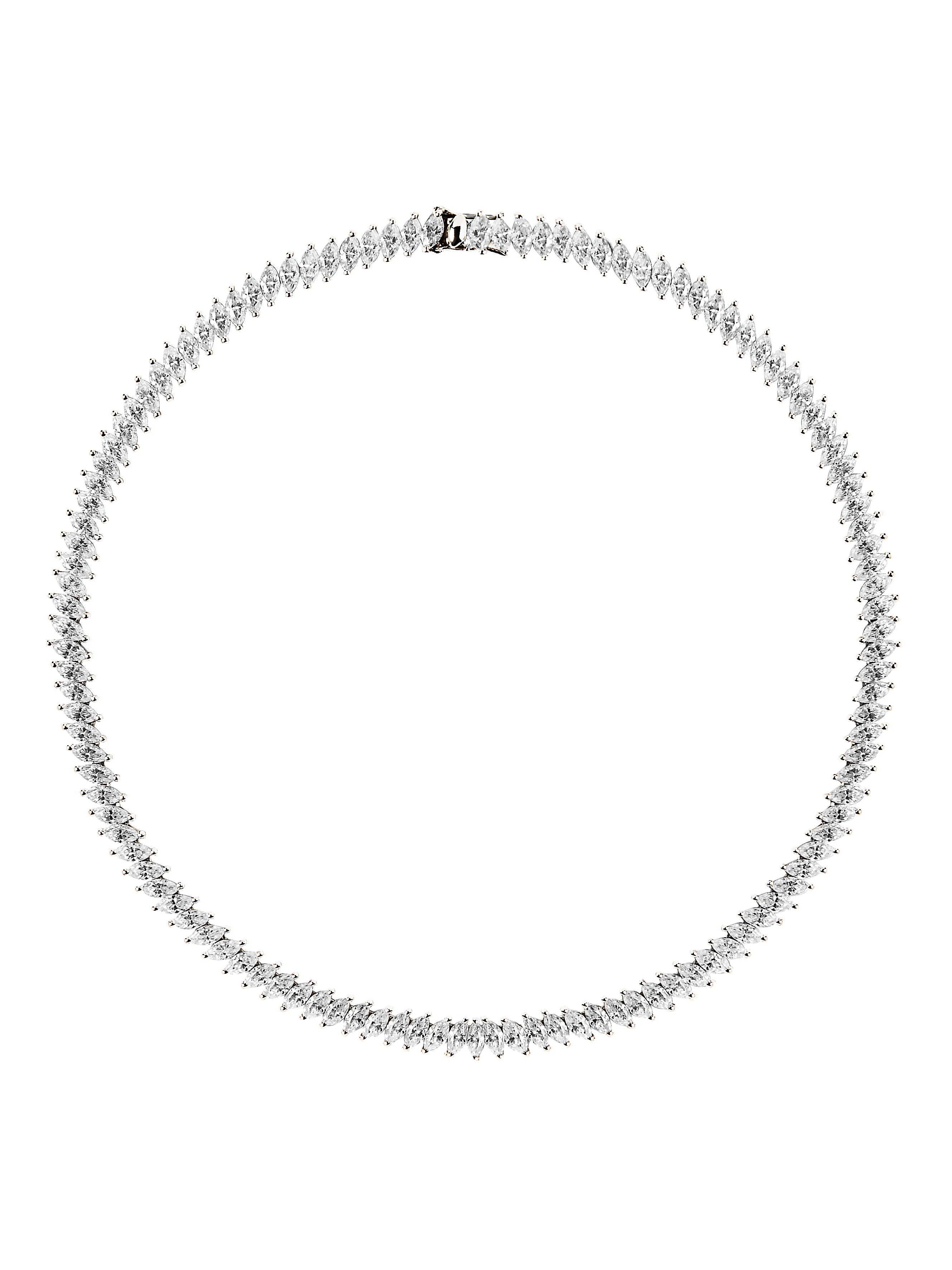 Dorsey - MARQUISE RIVIÈRE NECKLACE IN MOISSANITE