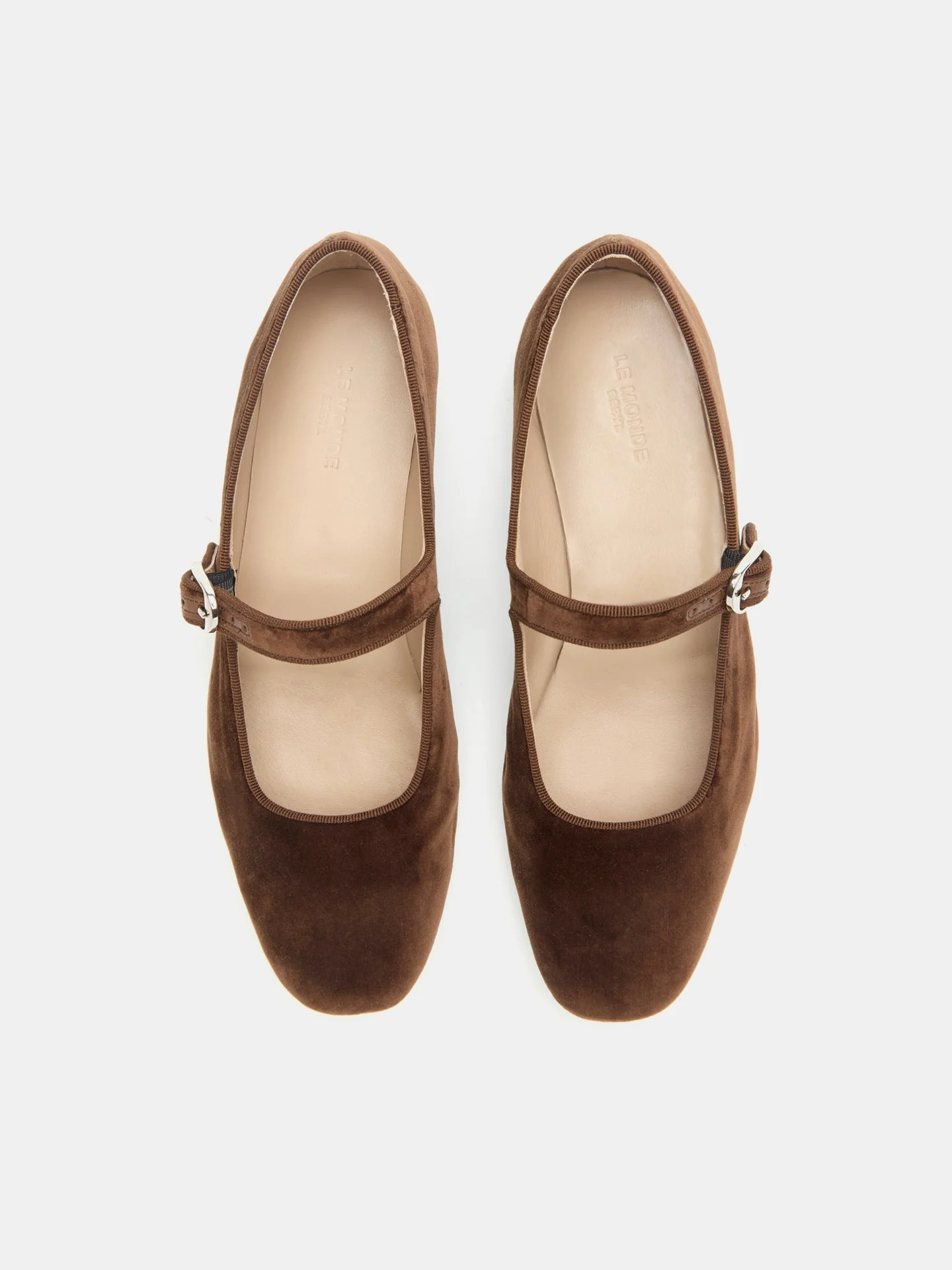 Le Monde Beryl - Mary Jane / Date Brown Velvet - Image 3