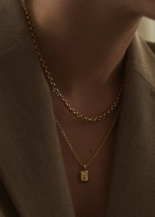 Kinn - Matis Rolo Link Chain Necklace - Image 3