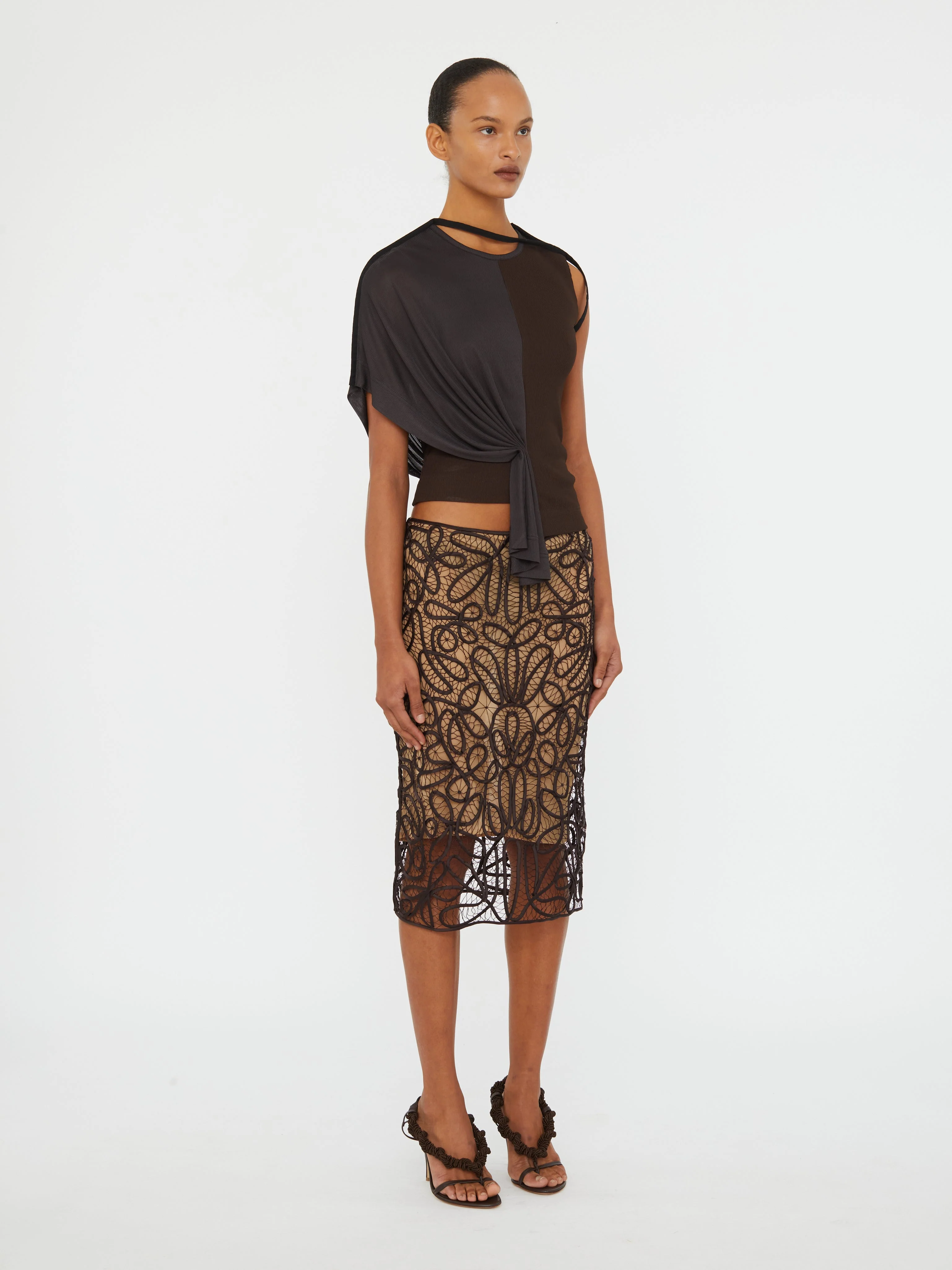 Christopher Esber - Meander Lace Skirt - Image 2