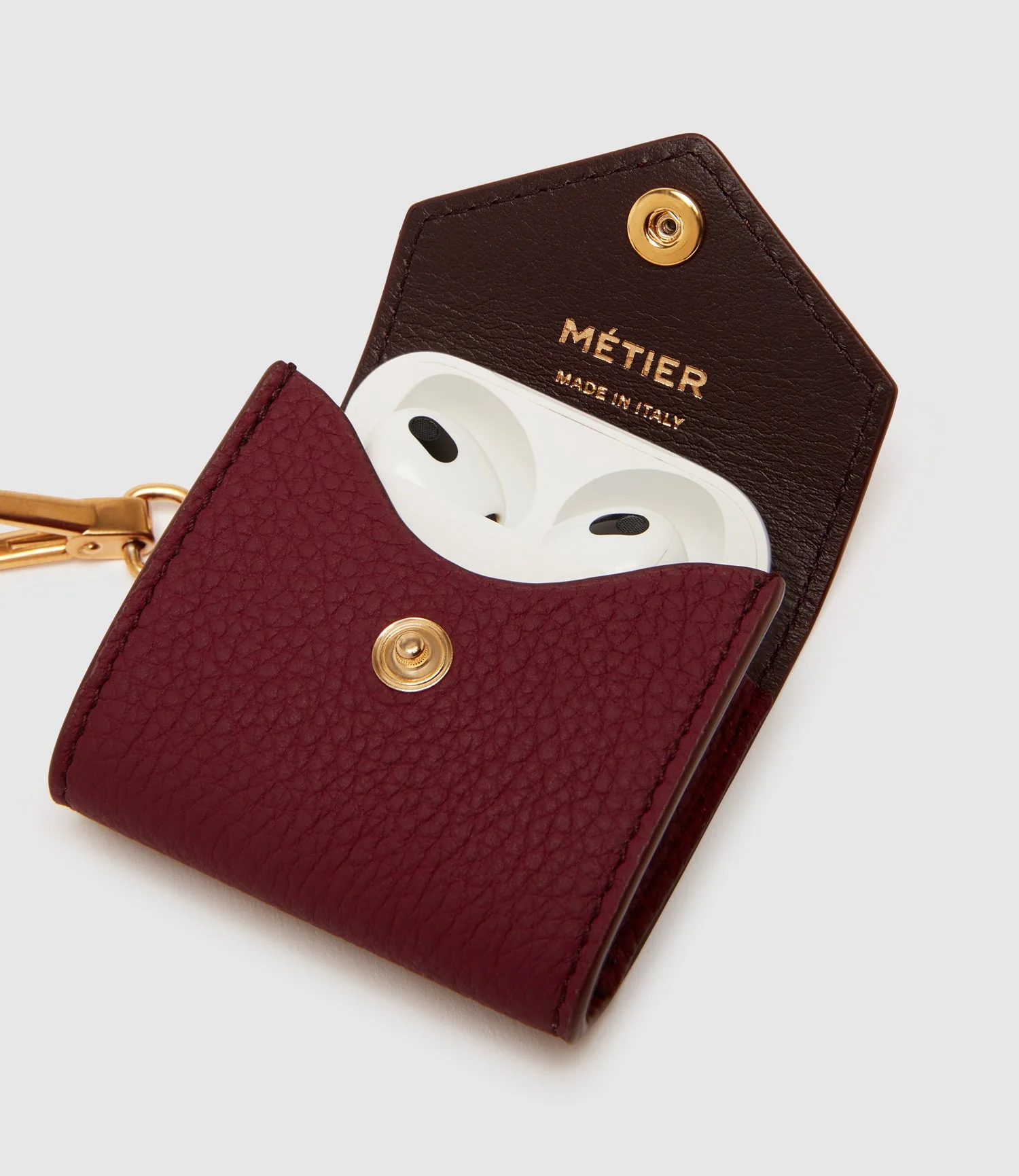 Metier - AirPods Case Soft Grain Rosso - Image 2