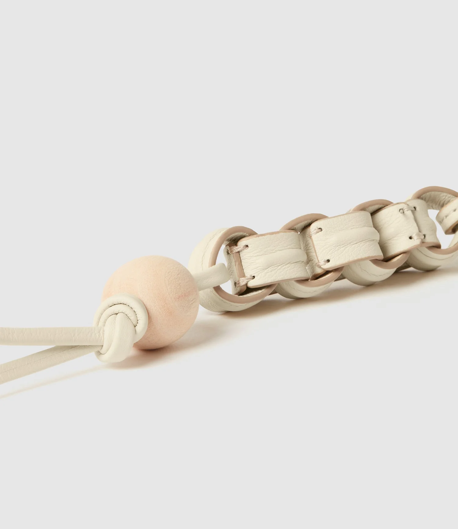 Metier - Aquilone Ball Charm Ultralight Calfskin White Sand - Image 3
