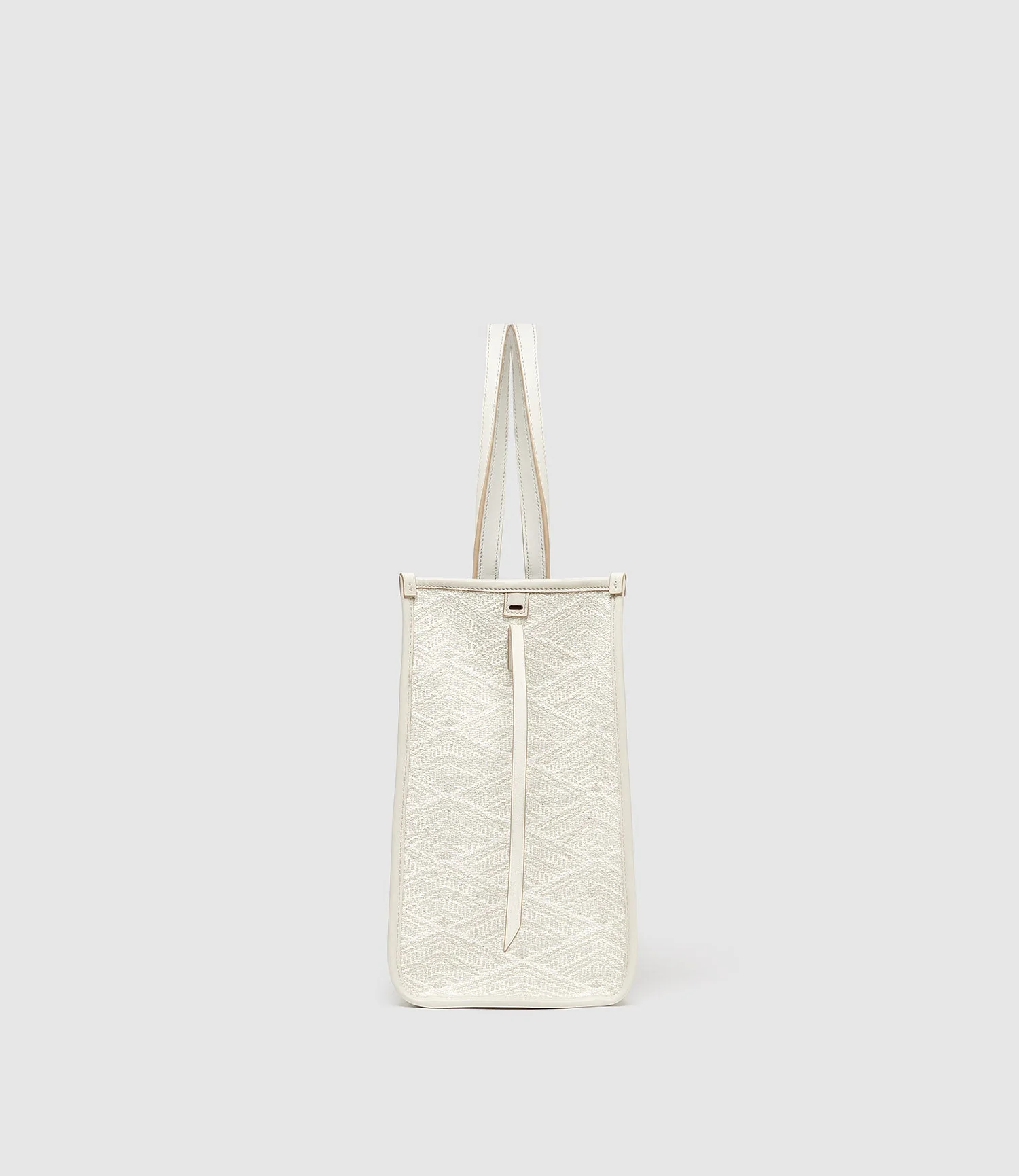 Metier - Chameleon 34 Oversized Diamond Jacquard Grey with Bianco - Image 5