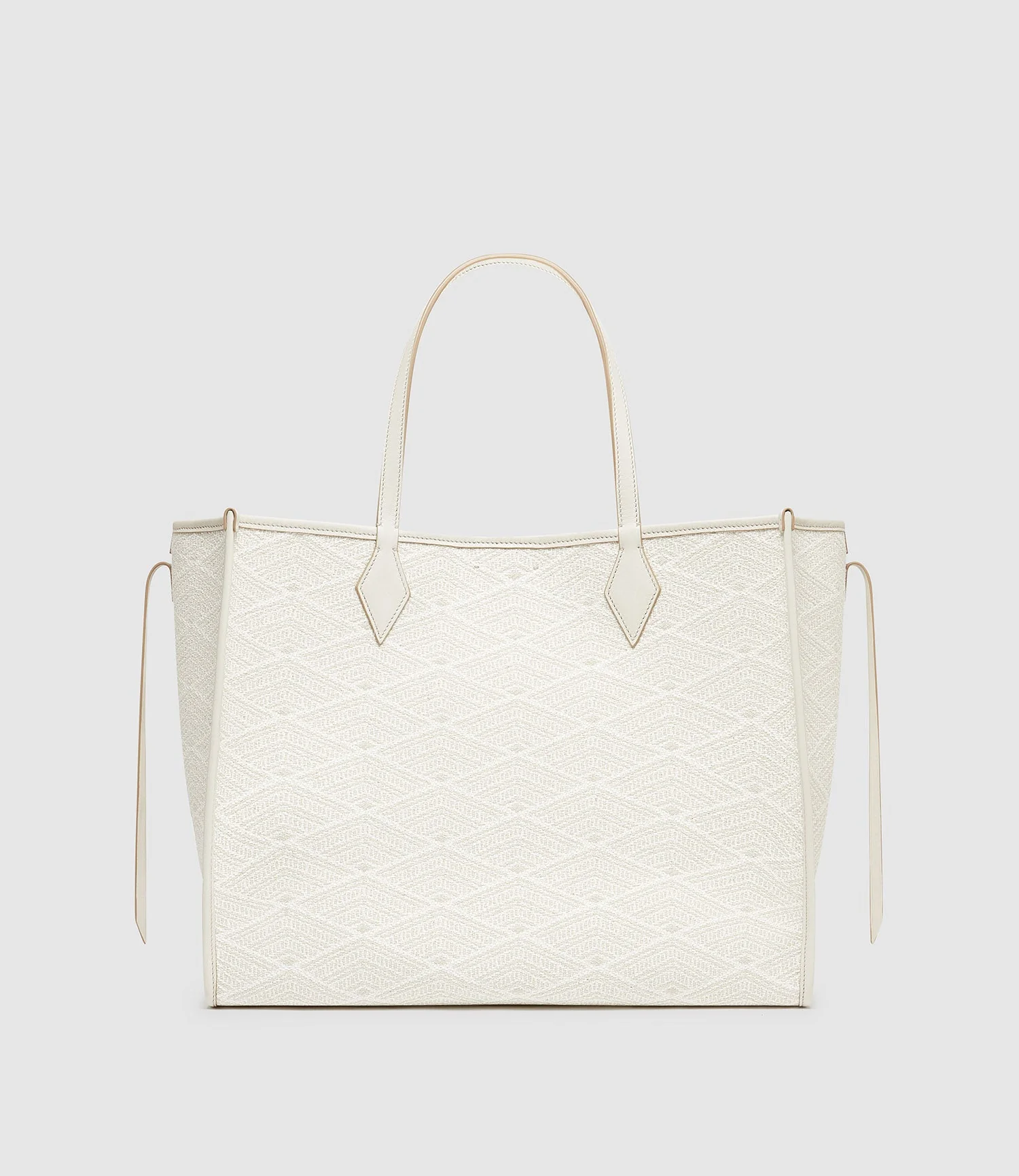 Metier - Chameleon 41 Oversized Diamond Jacquard Grey with Bianco