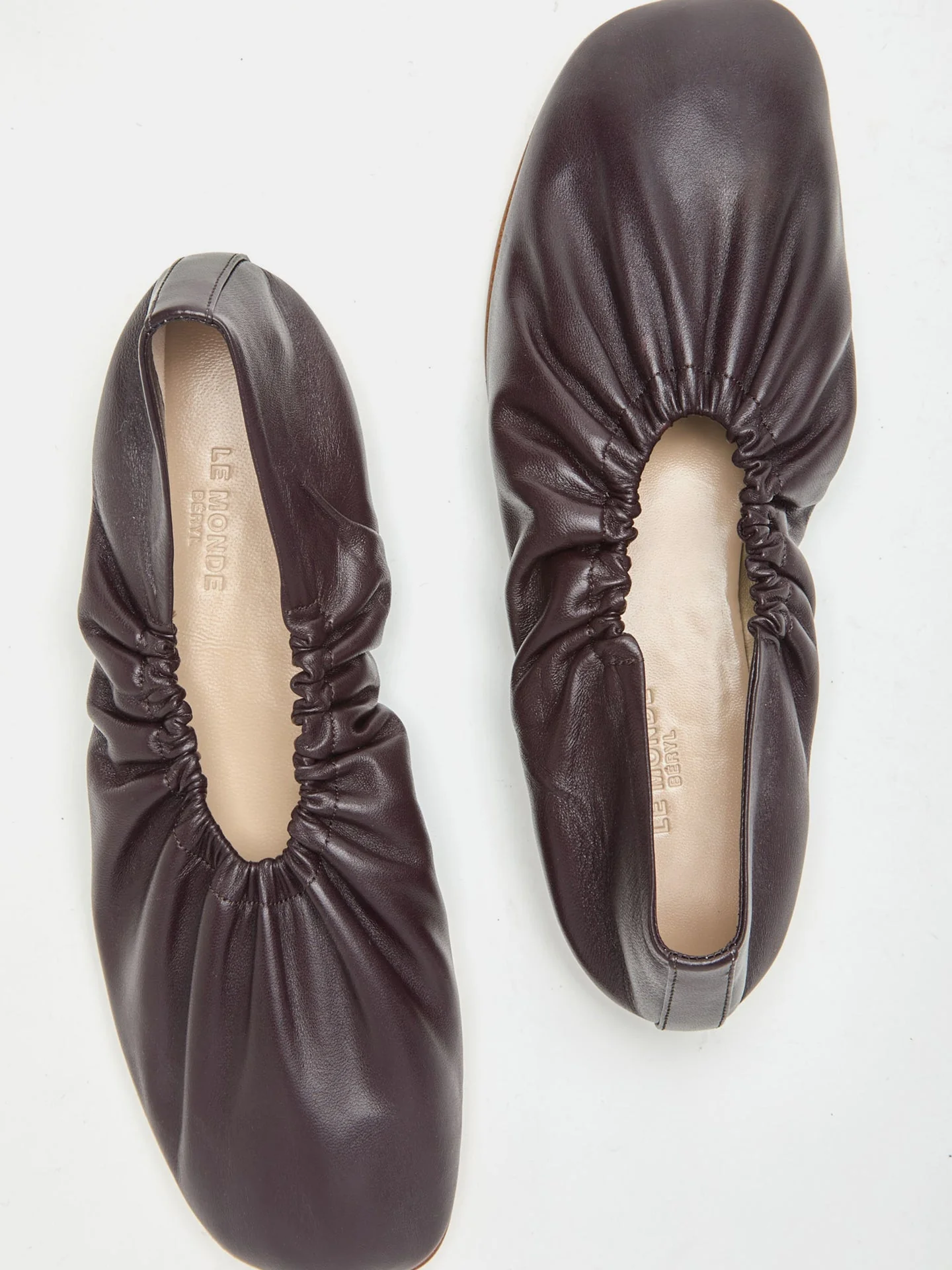 Le Monde Beryl - Mica Flat / Plum Leather - Image 4