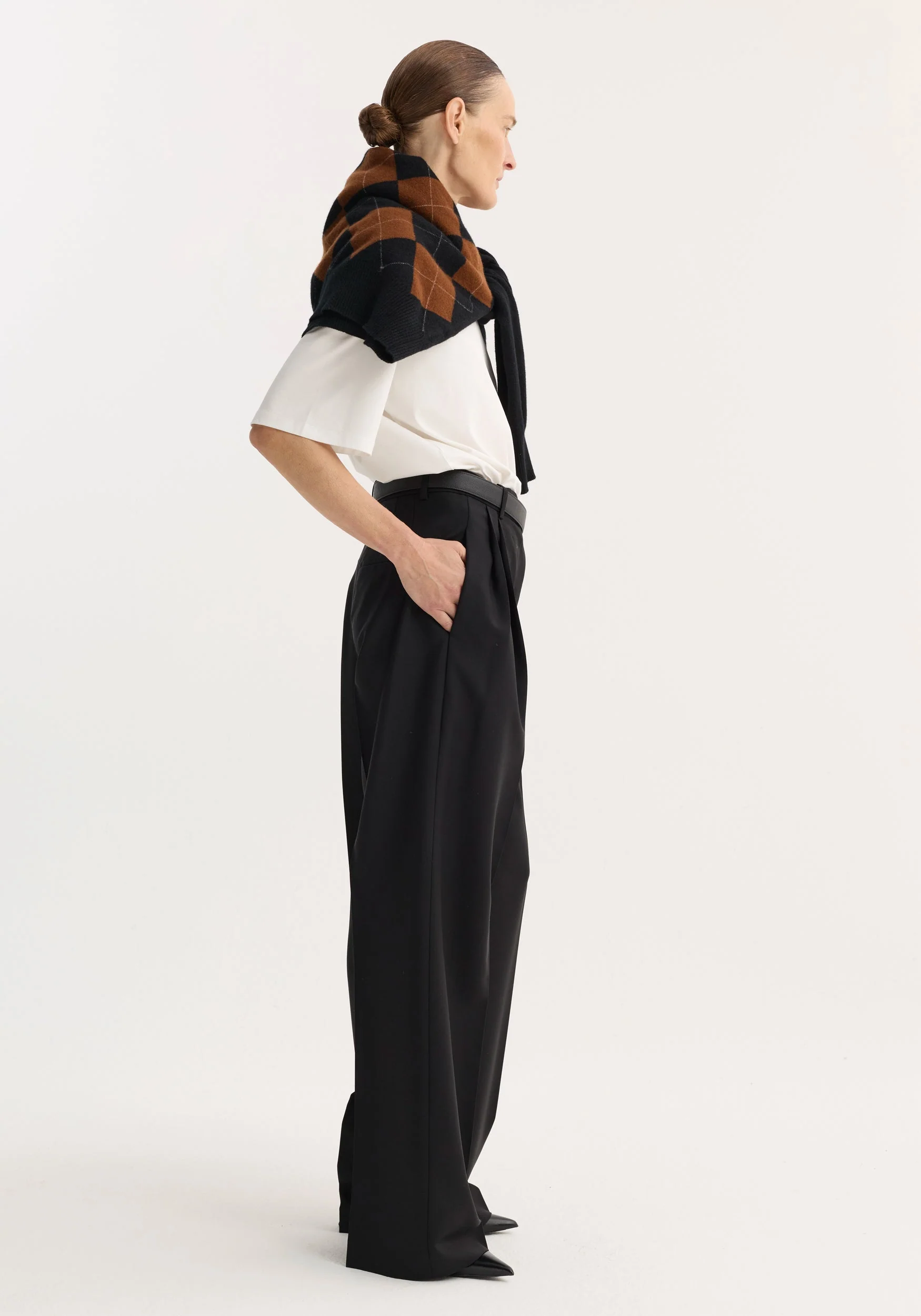 ROHE - Mid - waist tailored trousers | black - Image 2