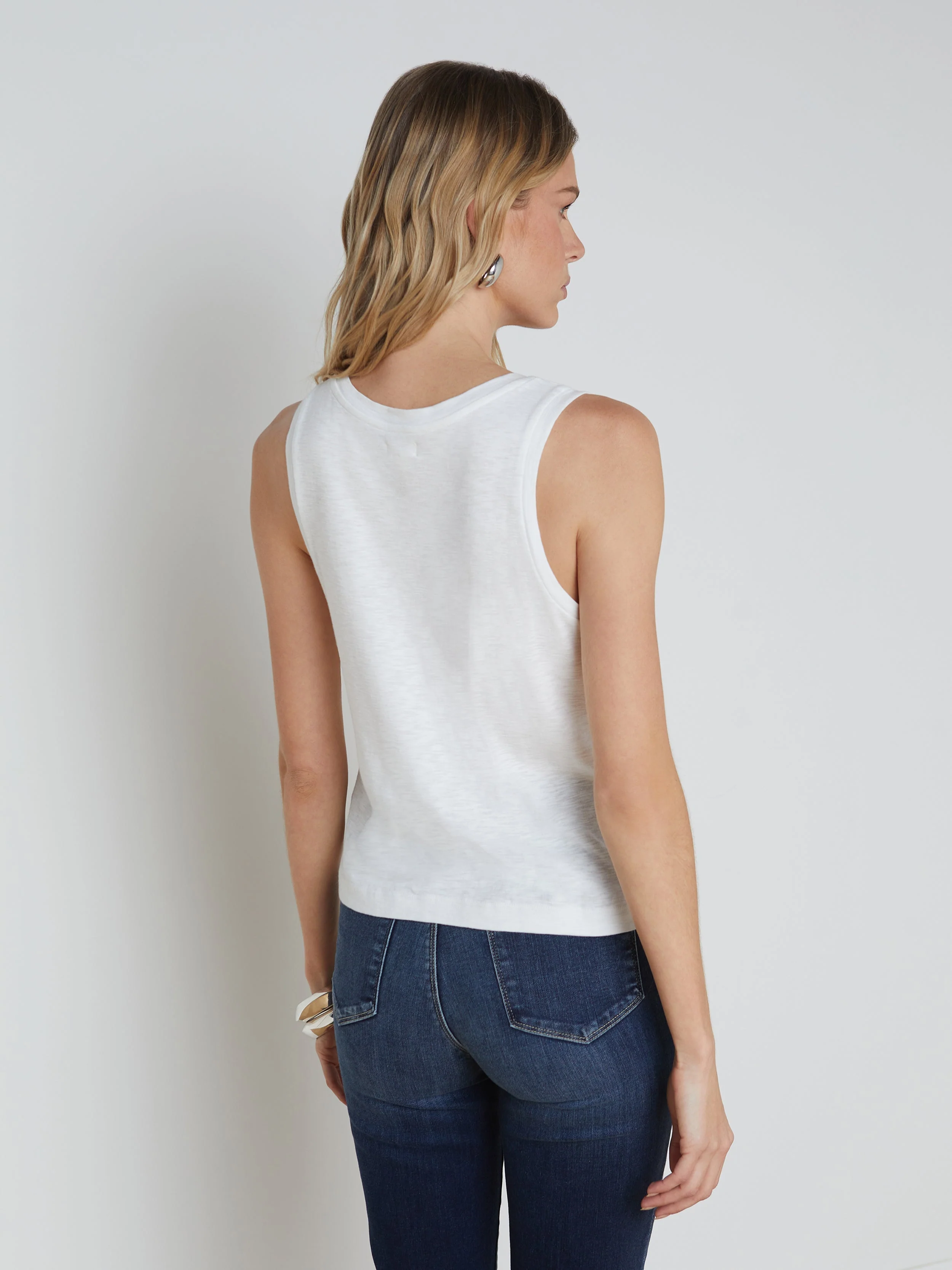 L'AGENCE - Mikaela Cotton Tank - Image 4