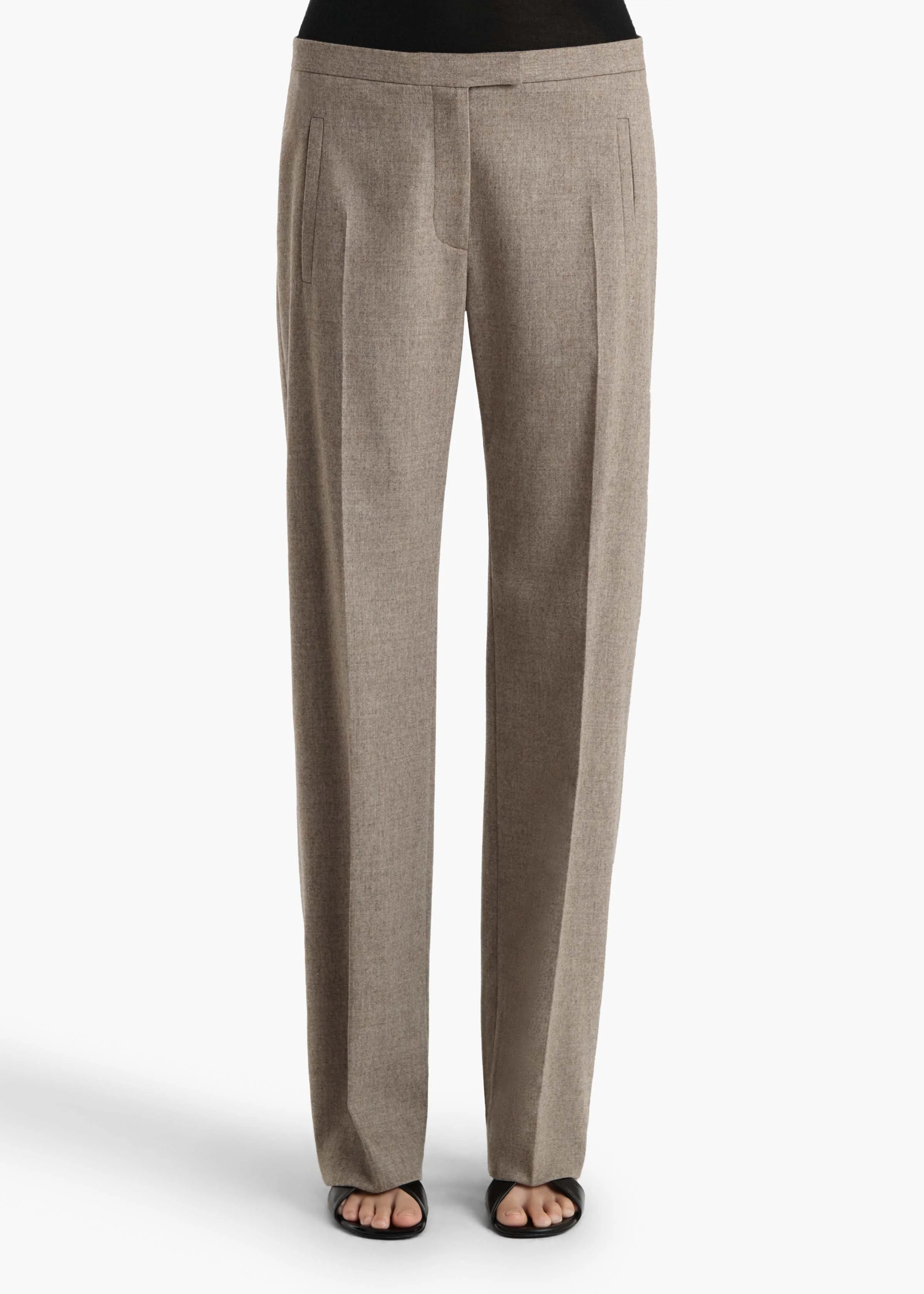 Khaite - Miles Pant in Sepia - Image 3