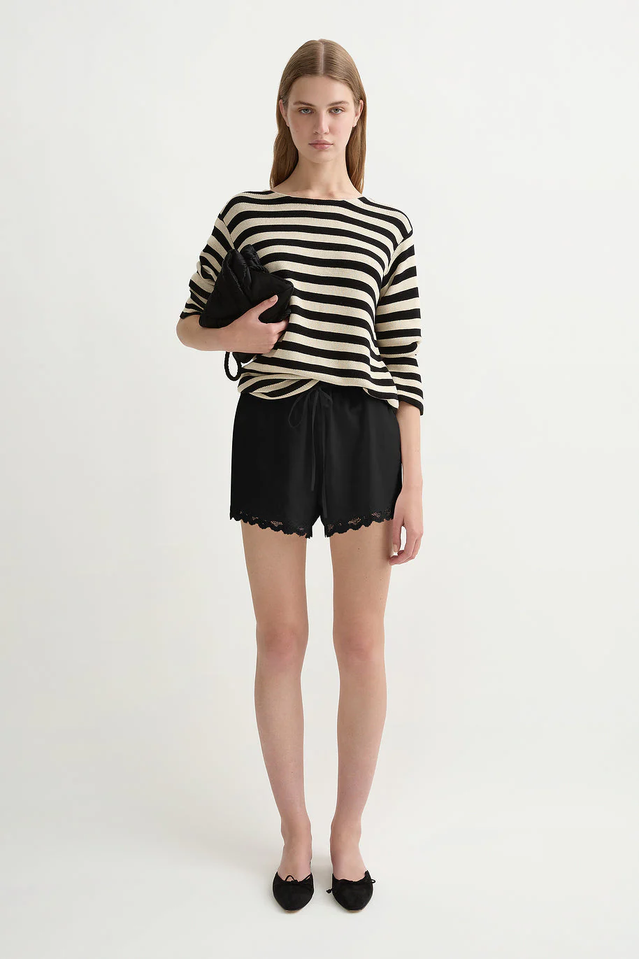 Posse - MILES TOP - CREAM & BLACK - Image 7