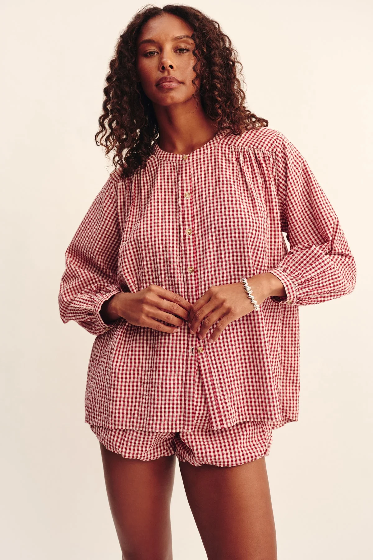 Posse - MIRA SHIRT - RED GINGHAM - Image 2