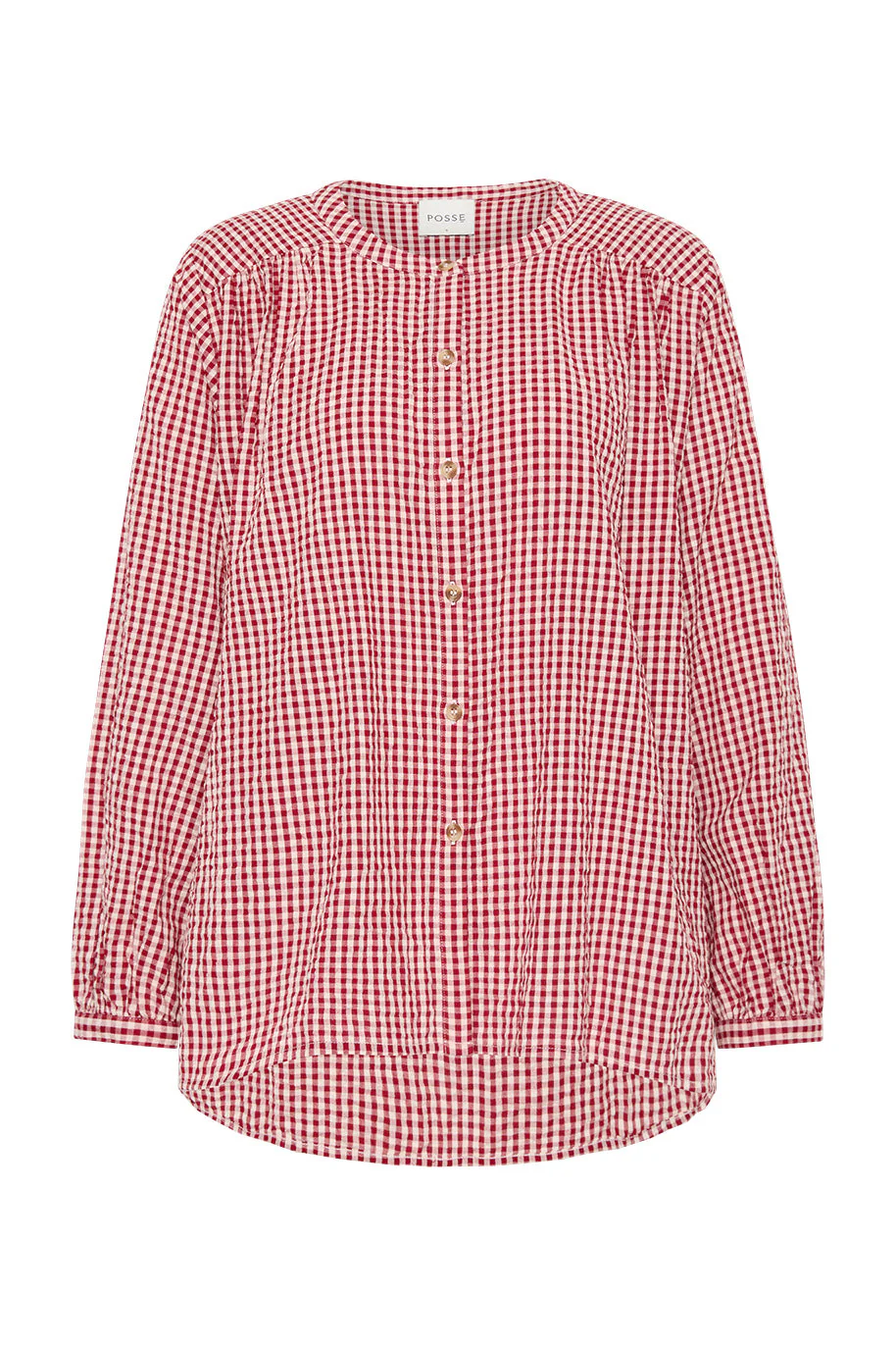 Posse - MIRA SHIRT - RED GINGHAM - Image 7