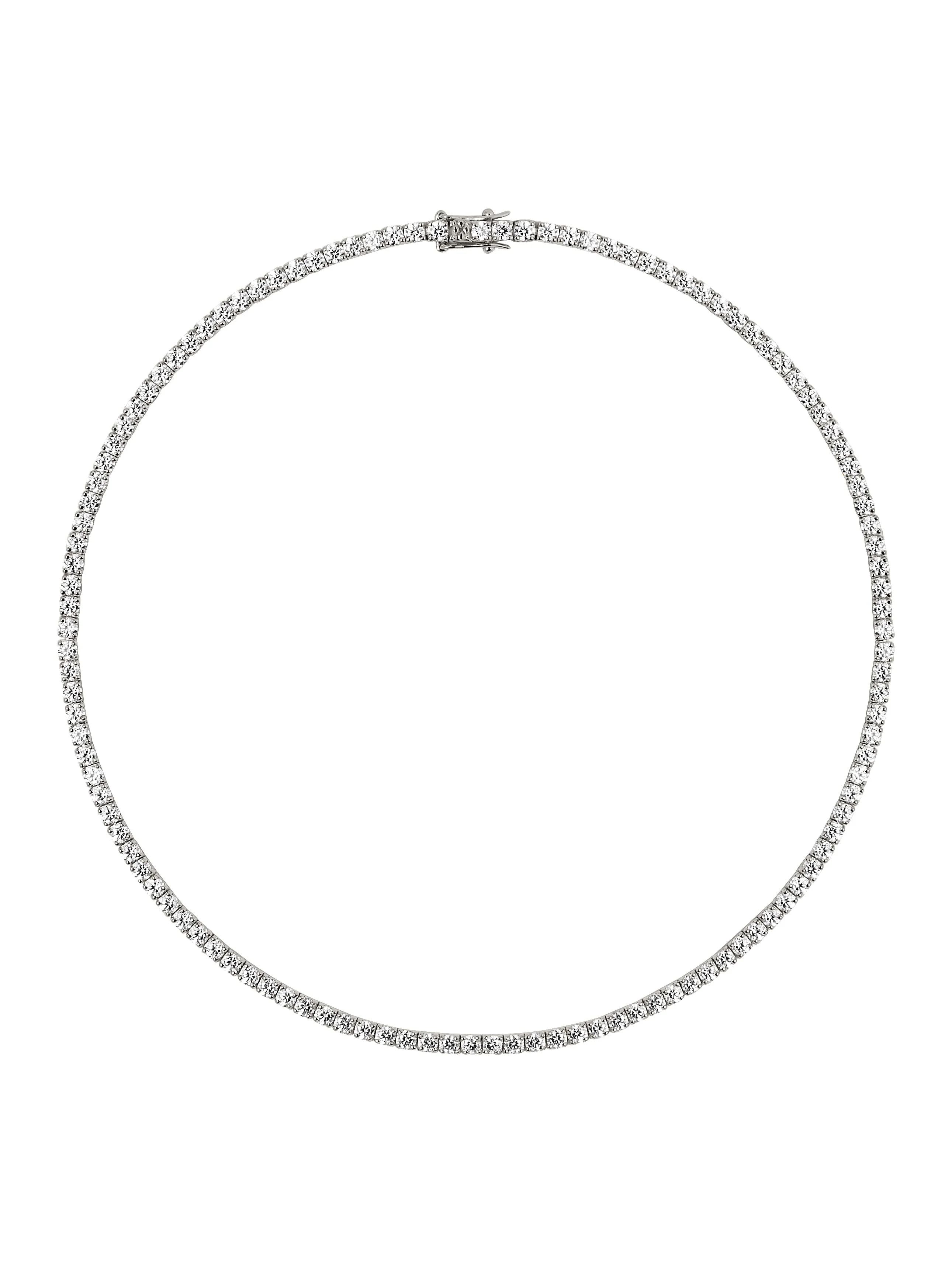 Dorsey - MOSS RIVIÈRE NECKLACE IN 3MM MOISSANITE