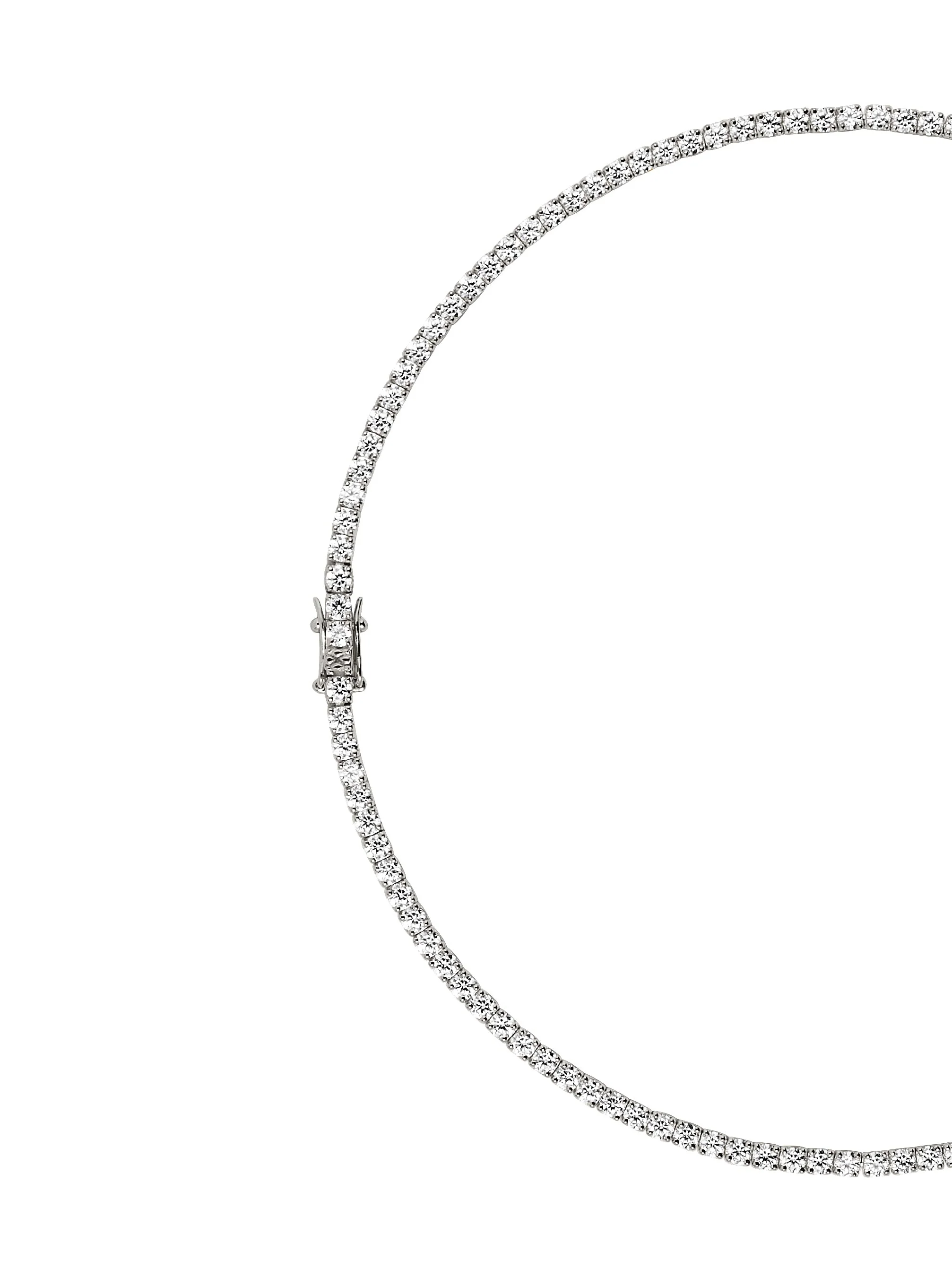 Dorsey - MOSS RIVIÈRE NECKLACE IN 3MM MOISSANITE - Image 2