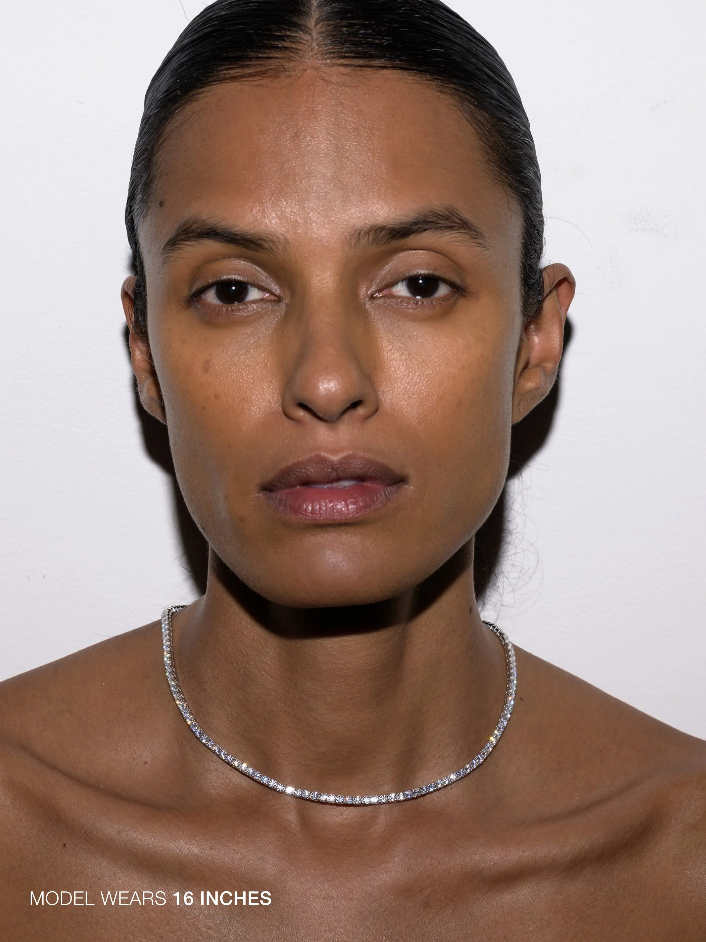 Dorsey - MOSS RIVIÈRE NECKLACE IN 3MM MOISSANITE - Image 3