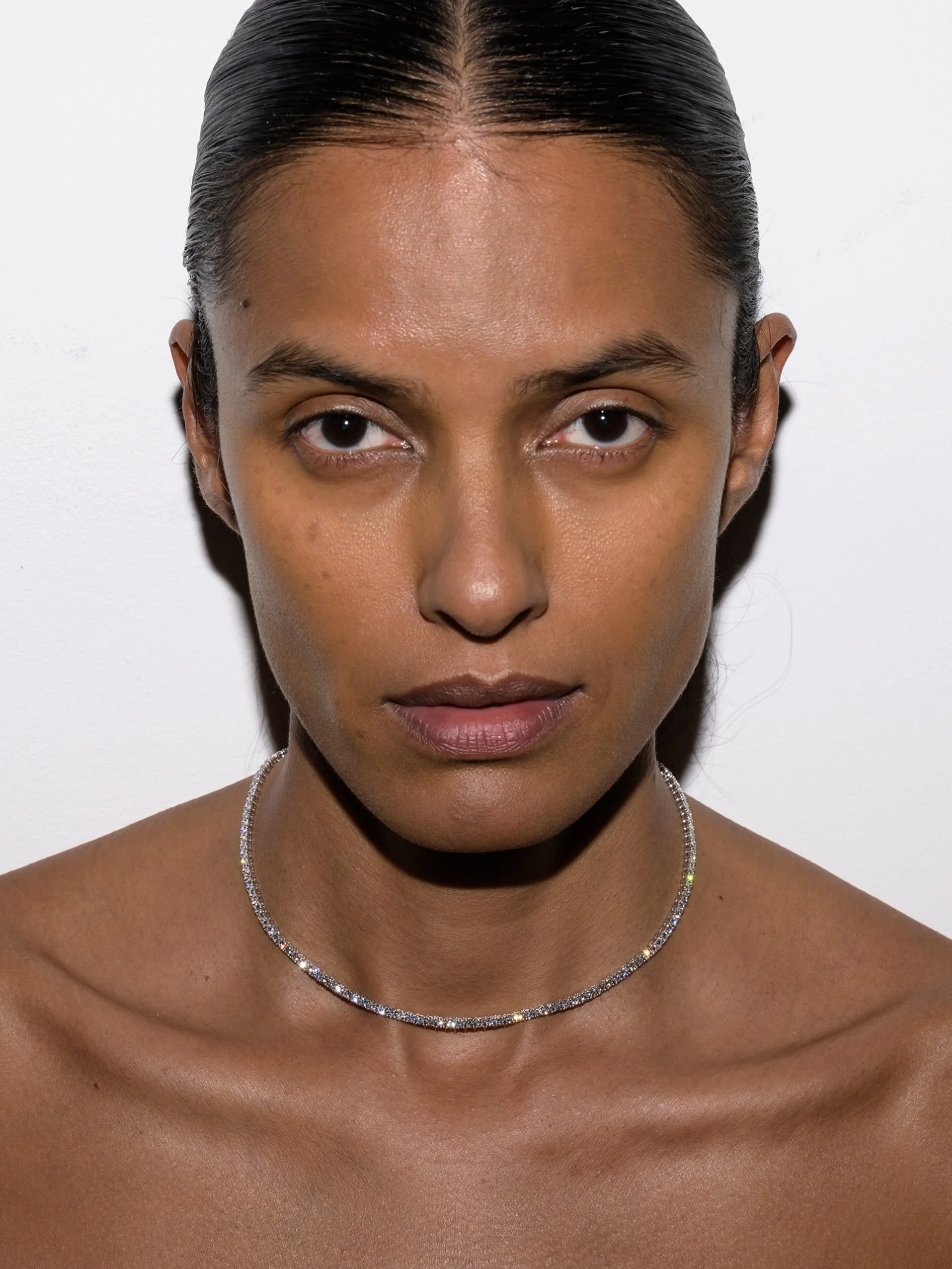 Dorsey - MOSS RIVIÈRE NECKLACE IN 3MM MOISSANITE - Image 4