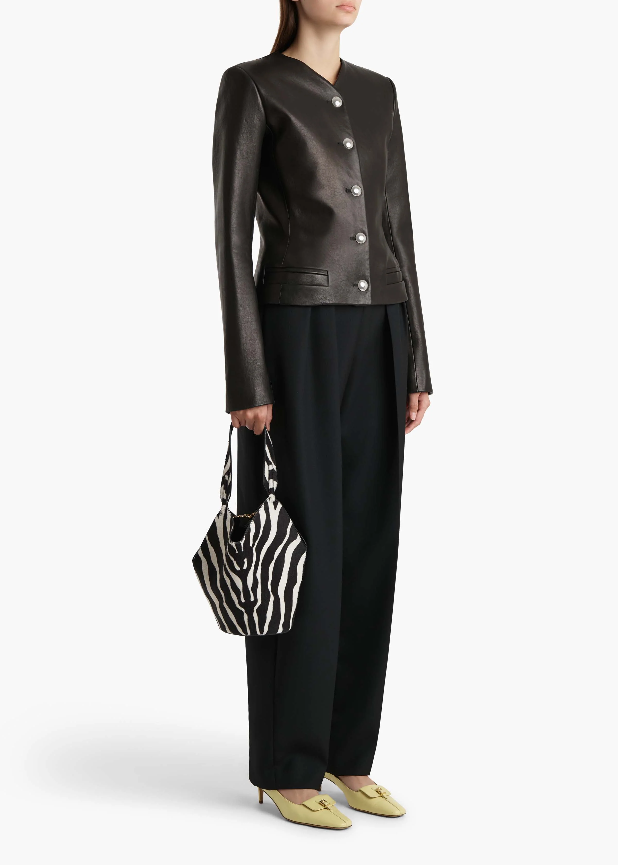 Khaite - Nara Jacket in Black Leather - Image 9
