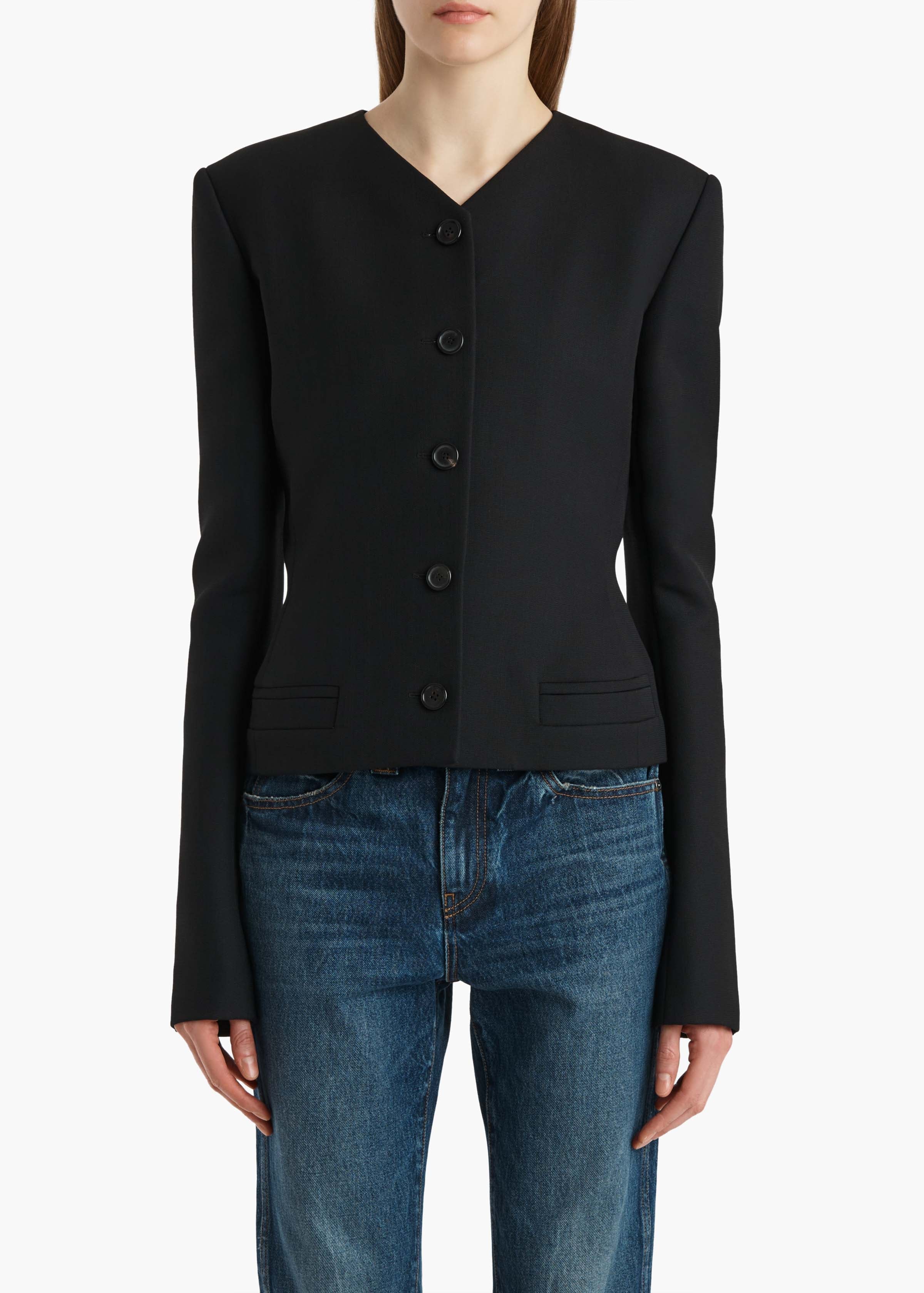 Khaite - Nara Jacket in Black - Image 10