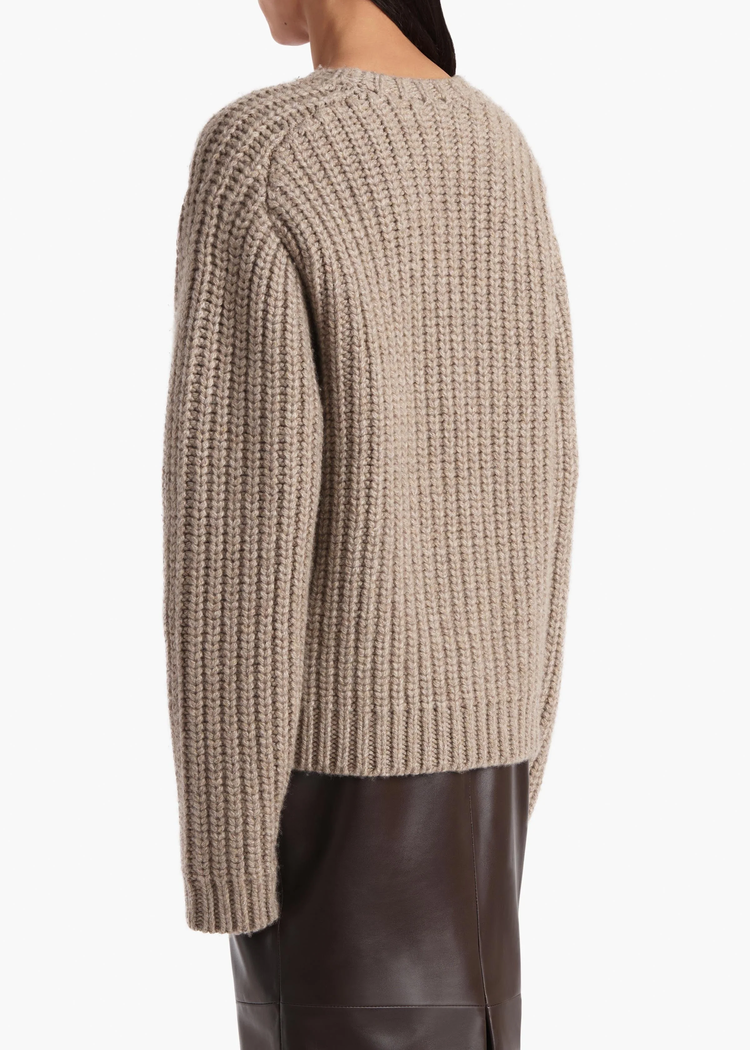 Khaite - Natt Sweater in Sepia - Image 11