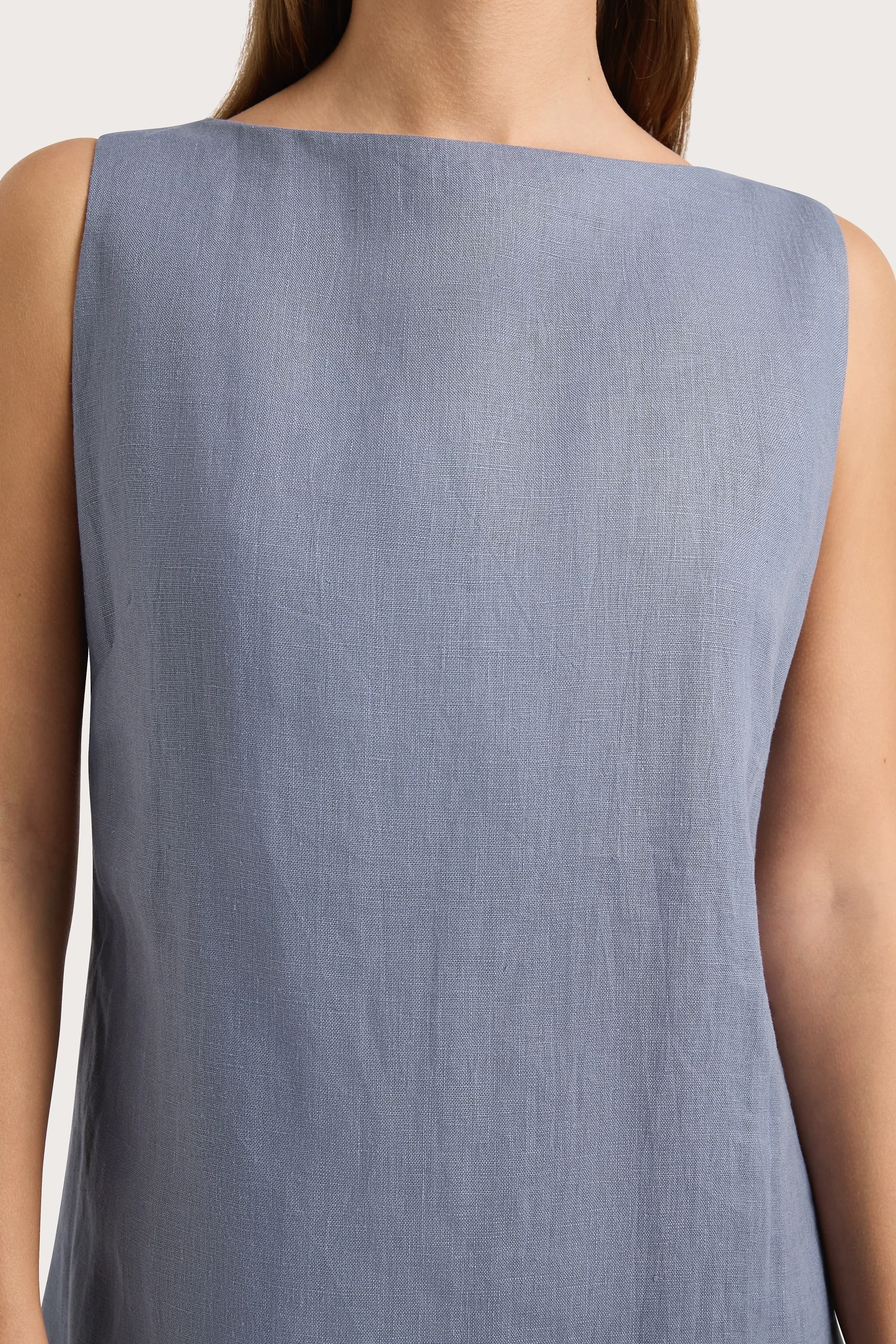 Faithfull - Nazarit Mini Dress Cornflower Blue - Final Sale - Image 5