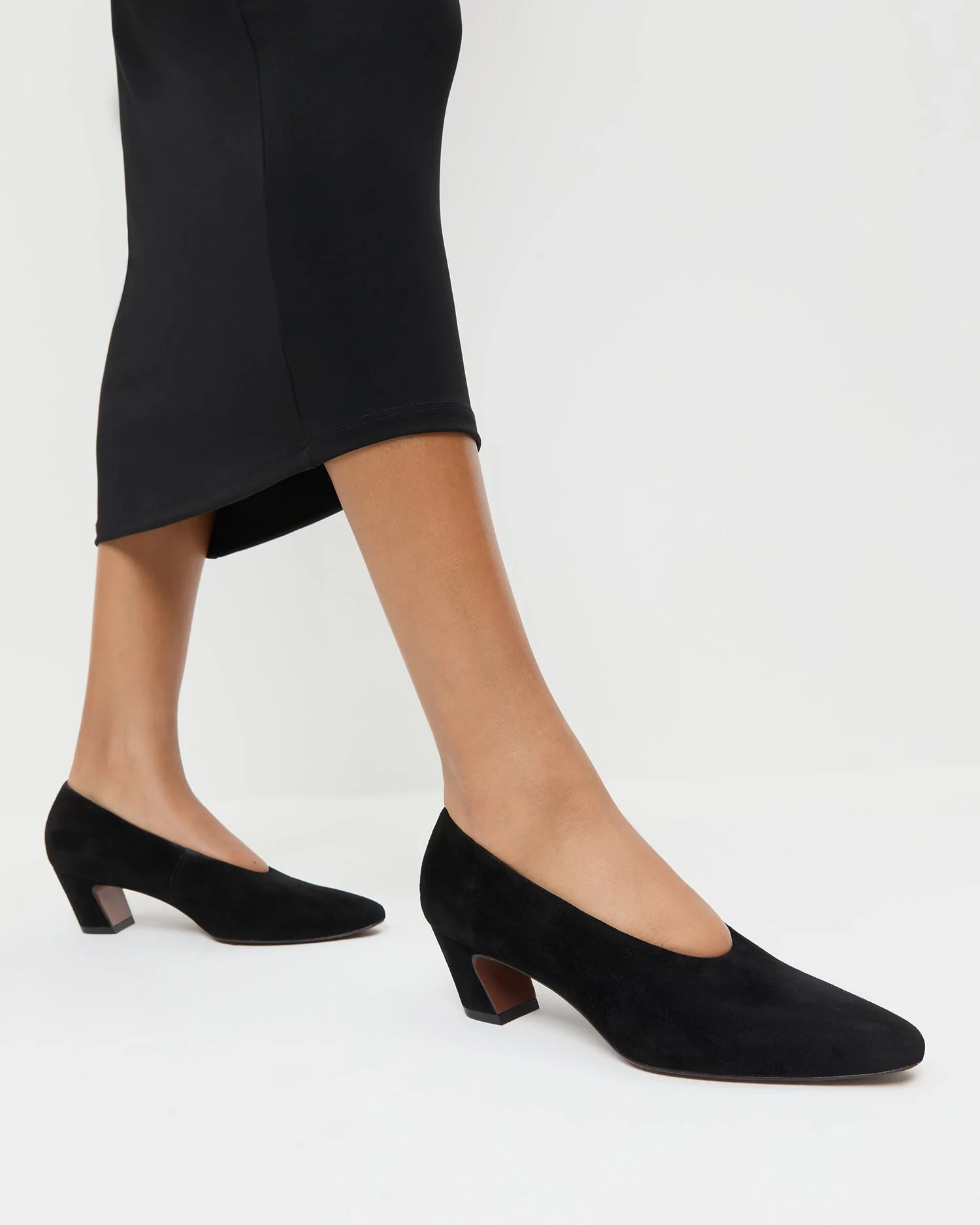 Loeffler Randall - Neive Black Suede Low Pump - Image 2