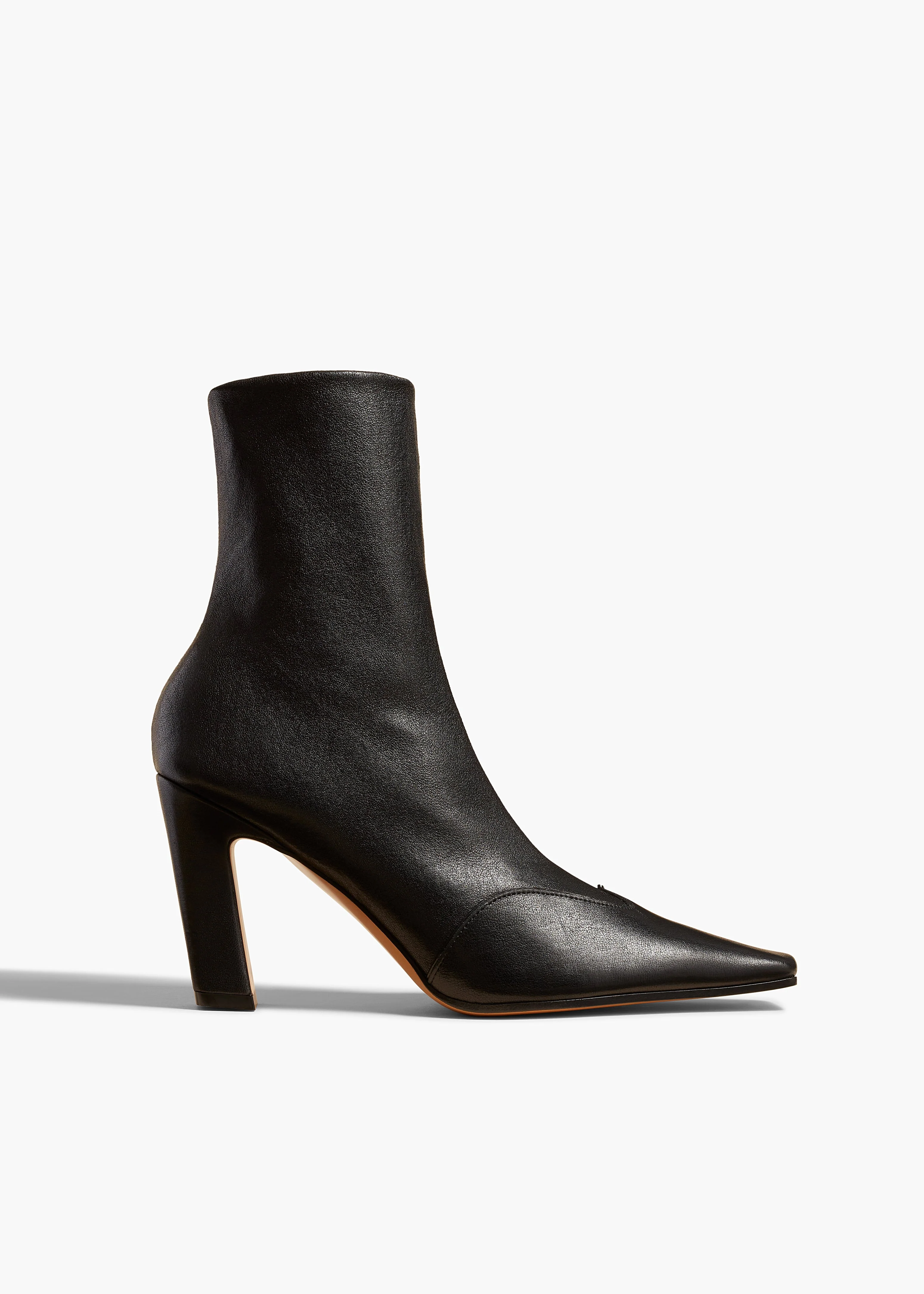 Khaite - Nevada Stretch High Boot in Black Nappa Leather - Image 6