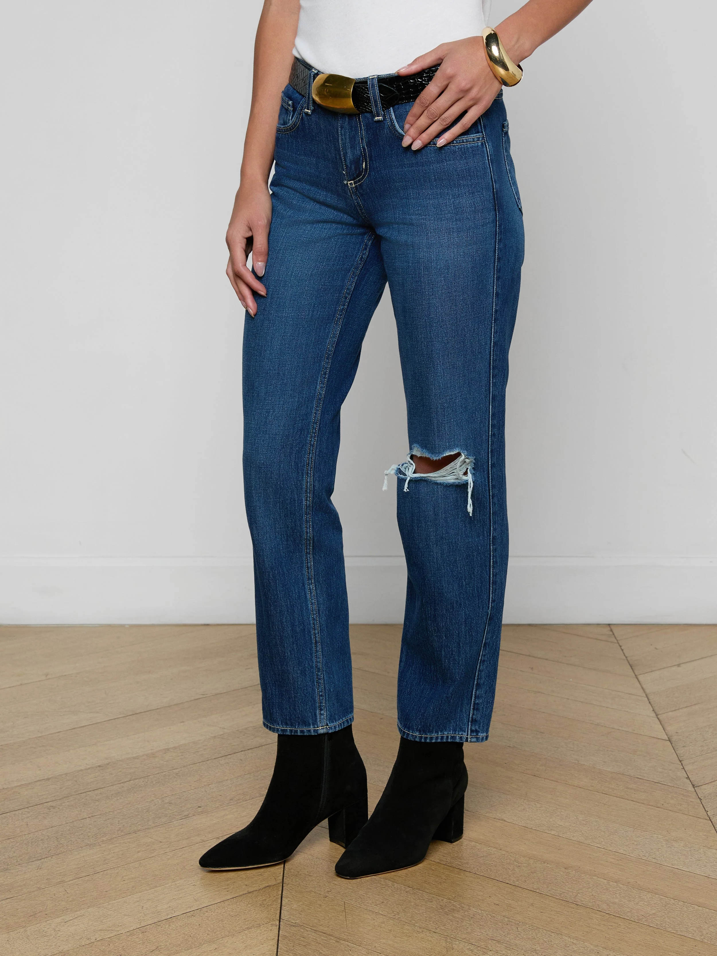 L'AGENCE - Nevia Slouchy Straight - Leg Jean - Image 3