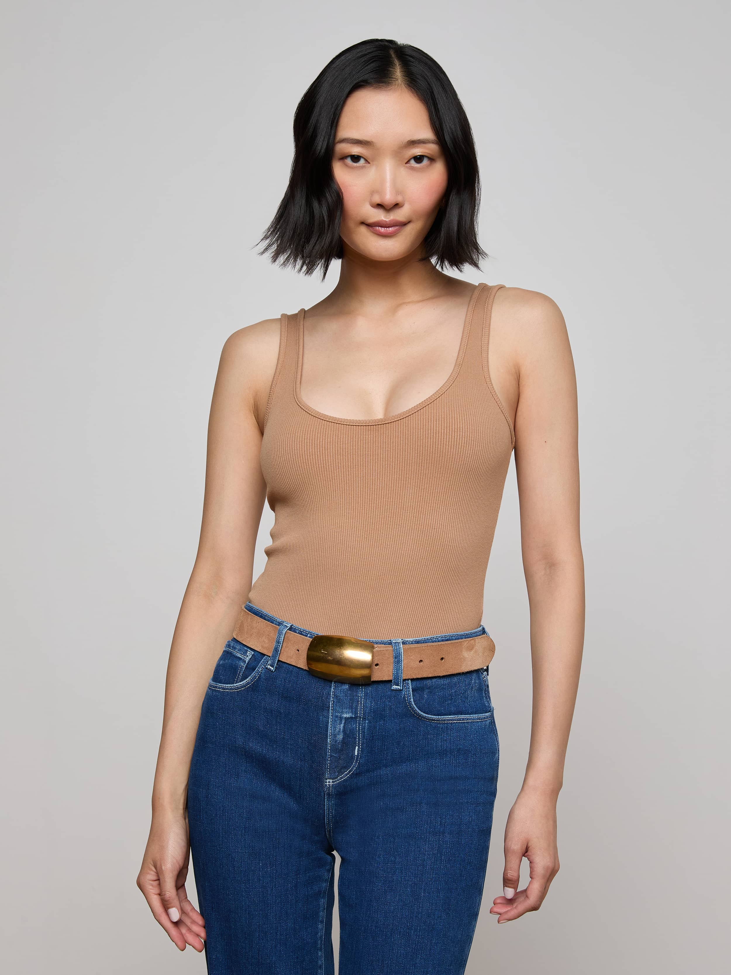 L'AGENCE - Nica Scoopneck Bodysuit