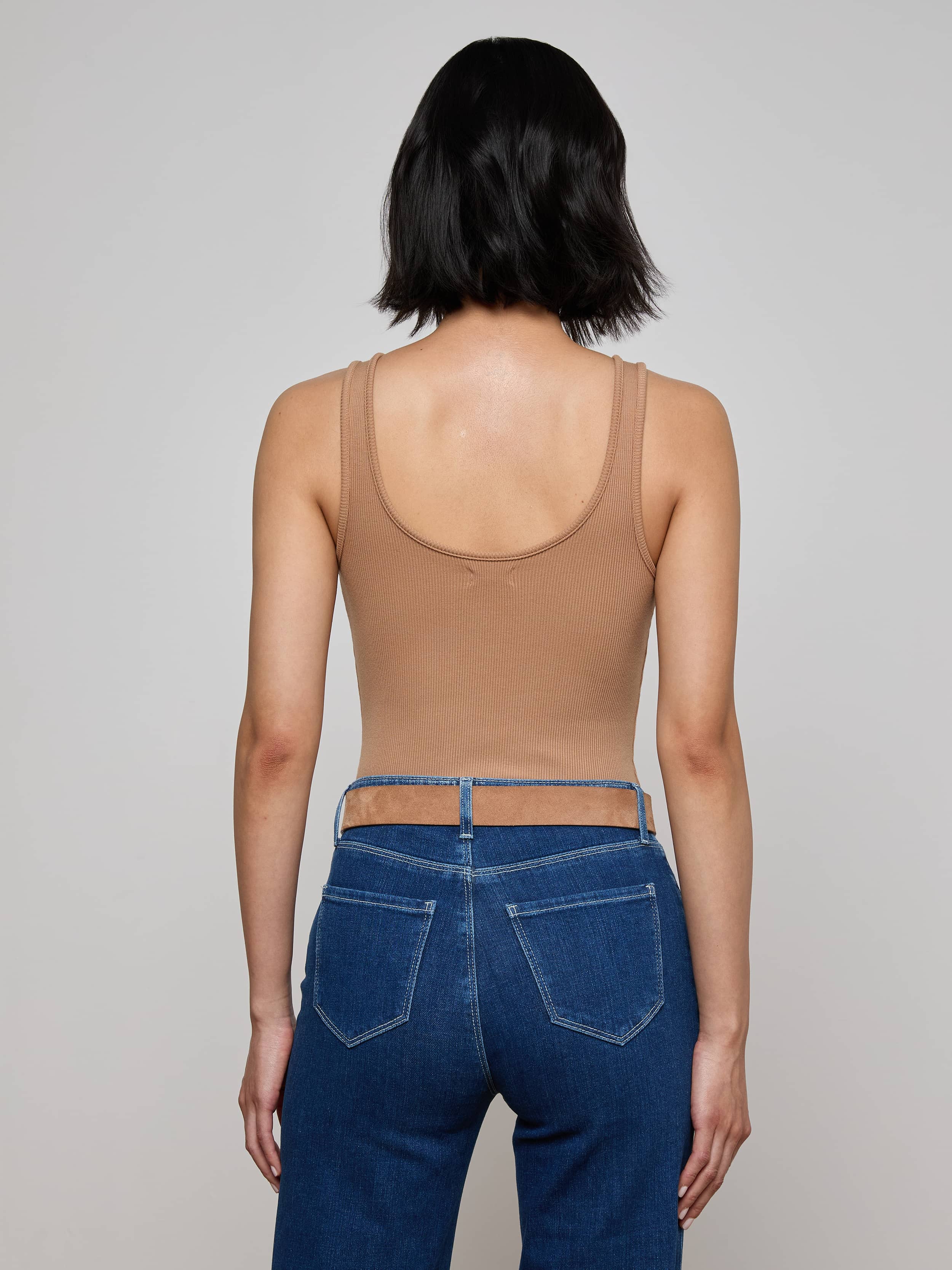 L'AGENCE - Nica Scoopneck Bodysuit - Image 4
