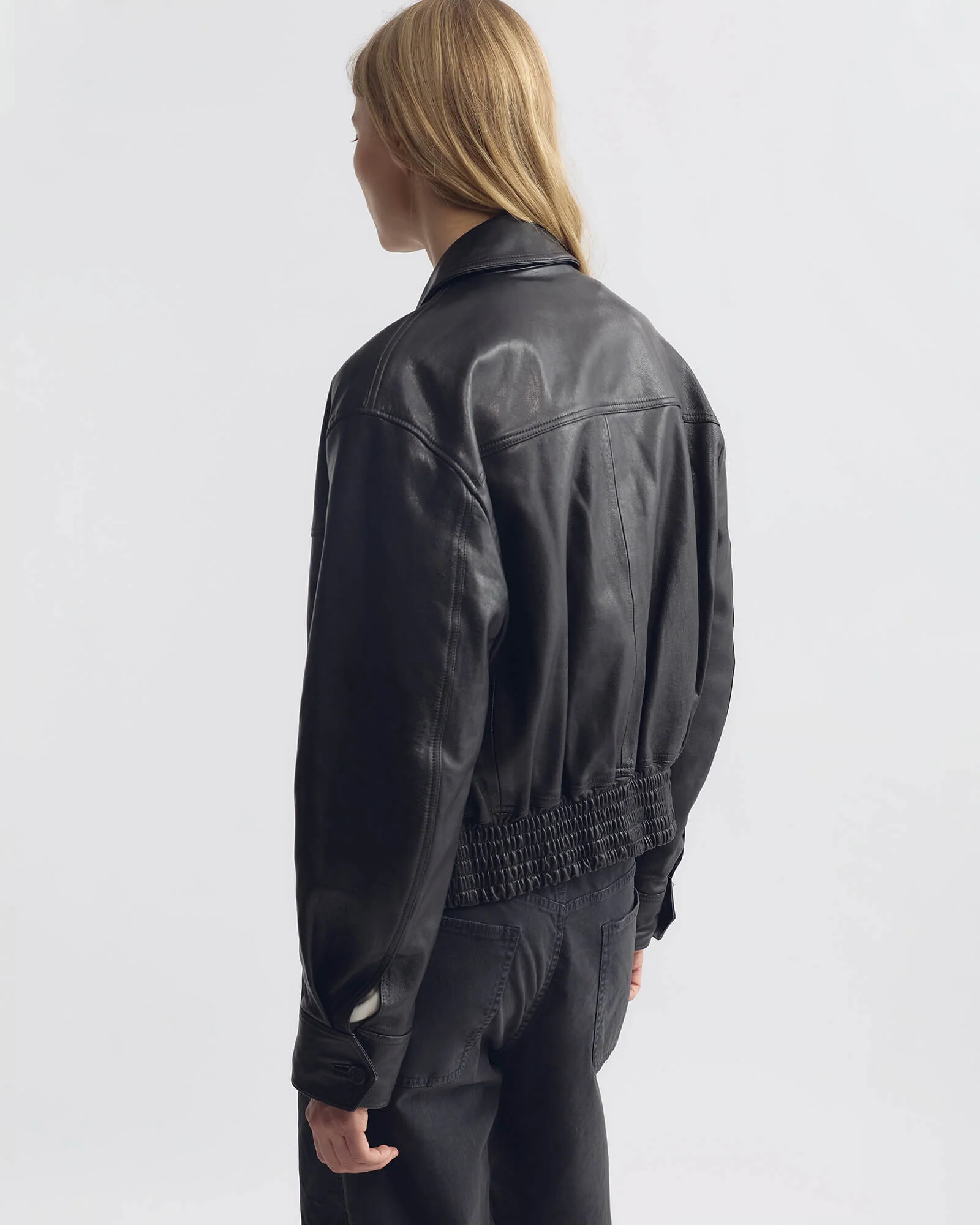 Nili Lotan - AIME LEATHER BOMBER JACKET - Image 5
