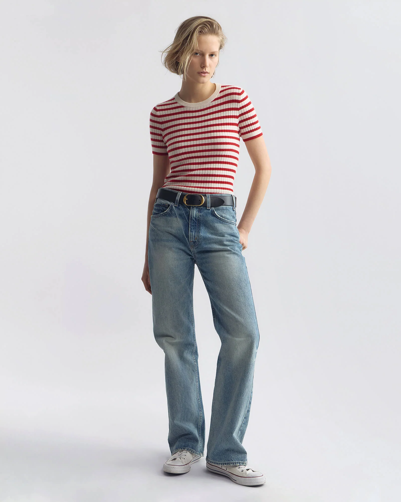 Nili Lotan - ALITA STRIPE CASHMERE SWEATER - Image 5