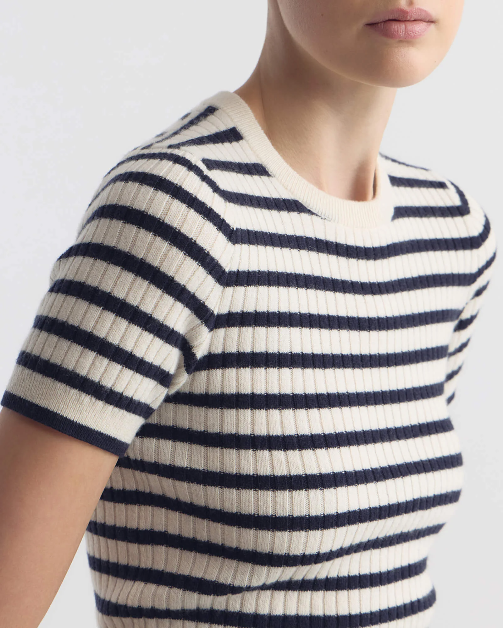 Nili Lotan - ALITA STRIPE CASHMERE SWEATER - Image 3