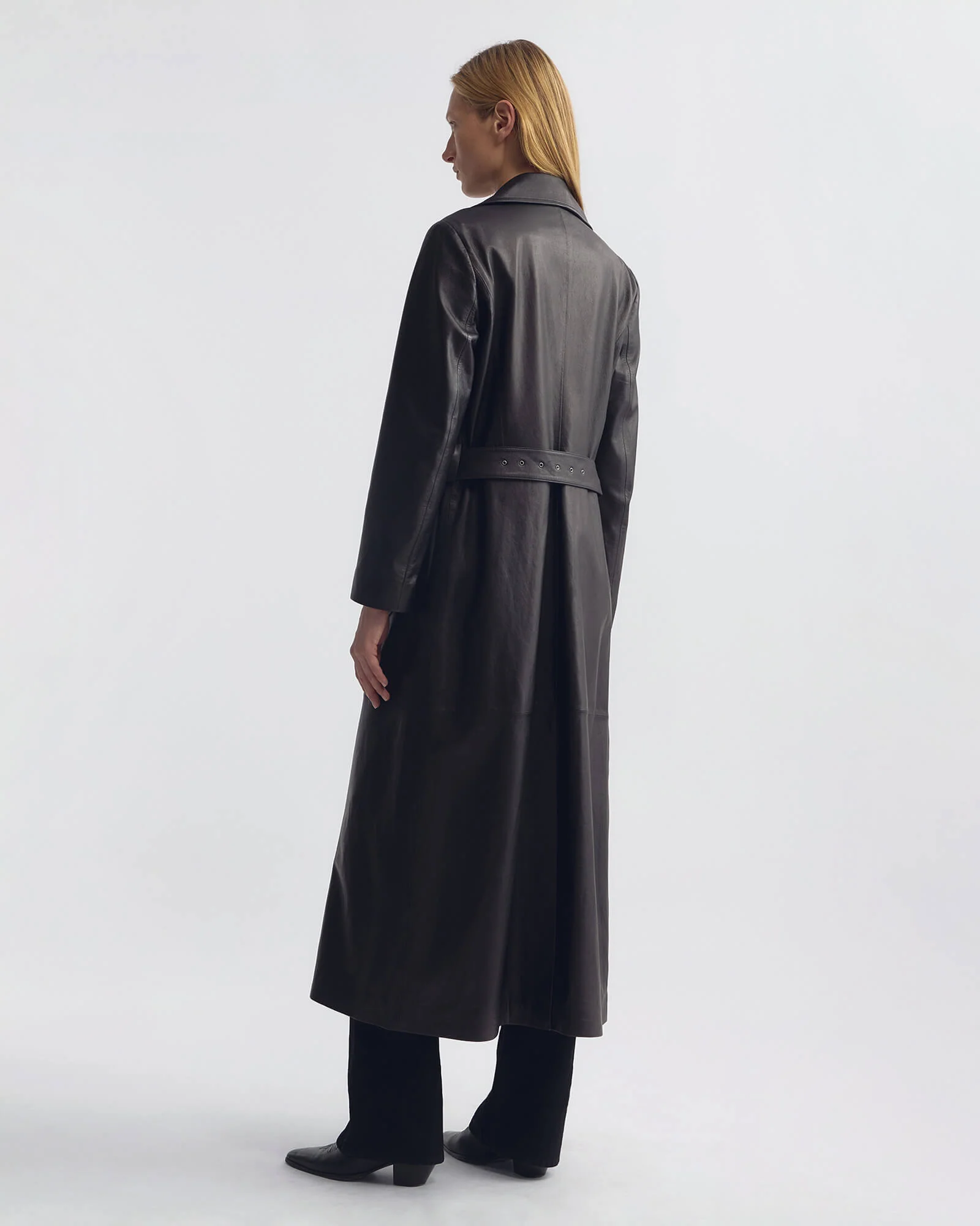 Nili Lotan - ARSENE LEATHER TRENCH COAT - Image 8