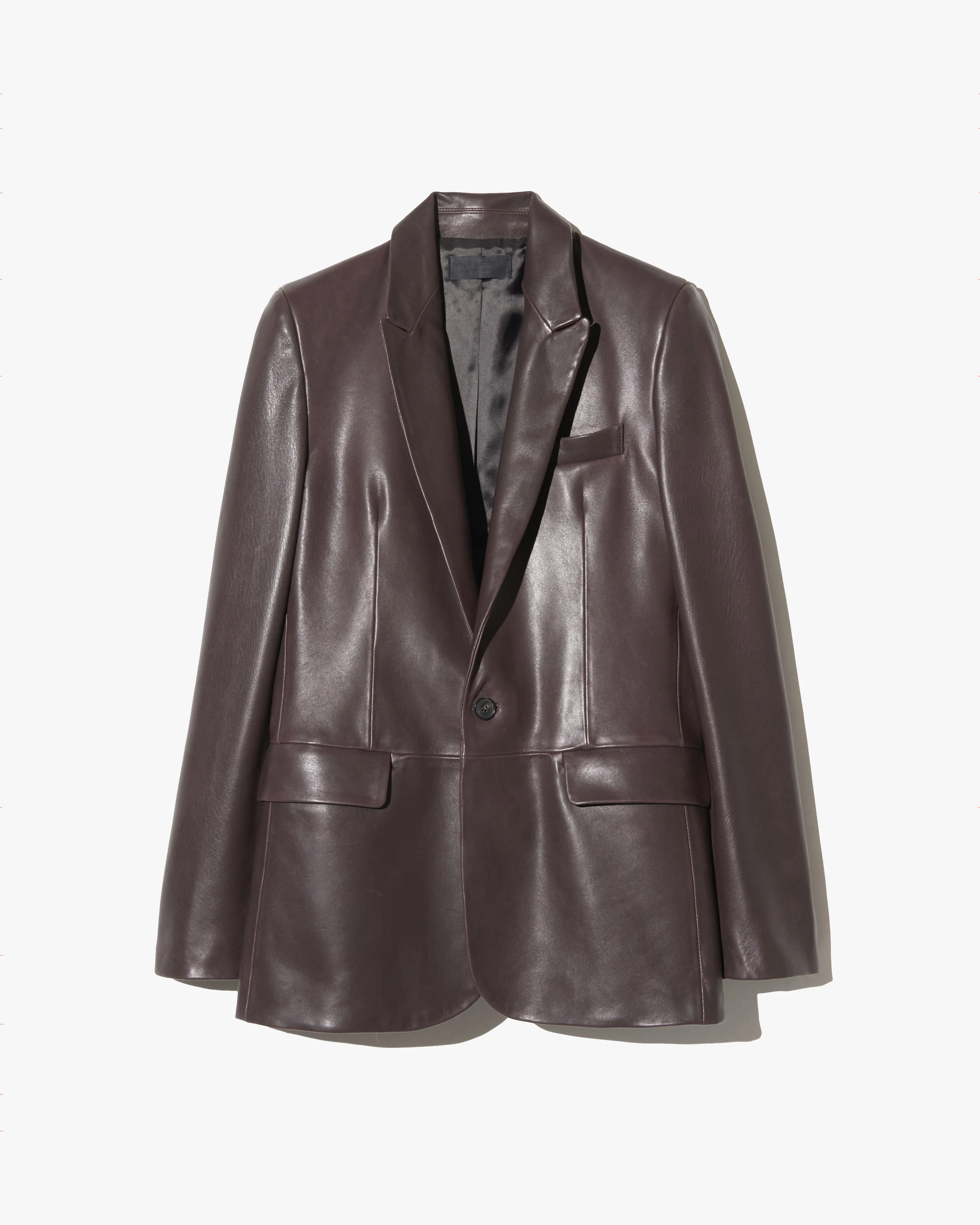 Nili Lotan - BELMONDE LEATHER TAILORED JACKET