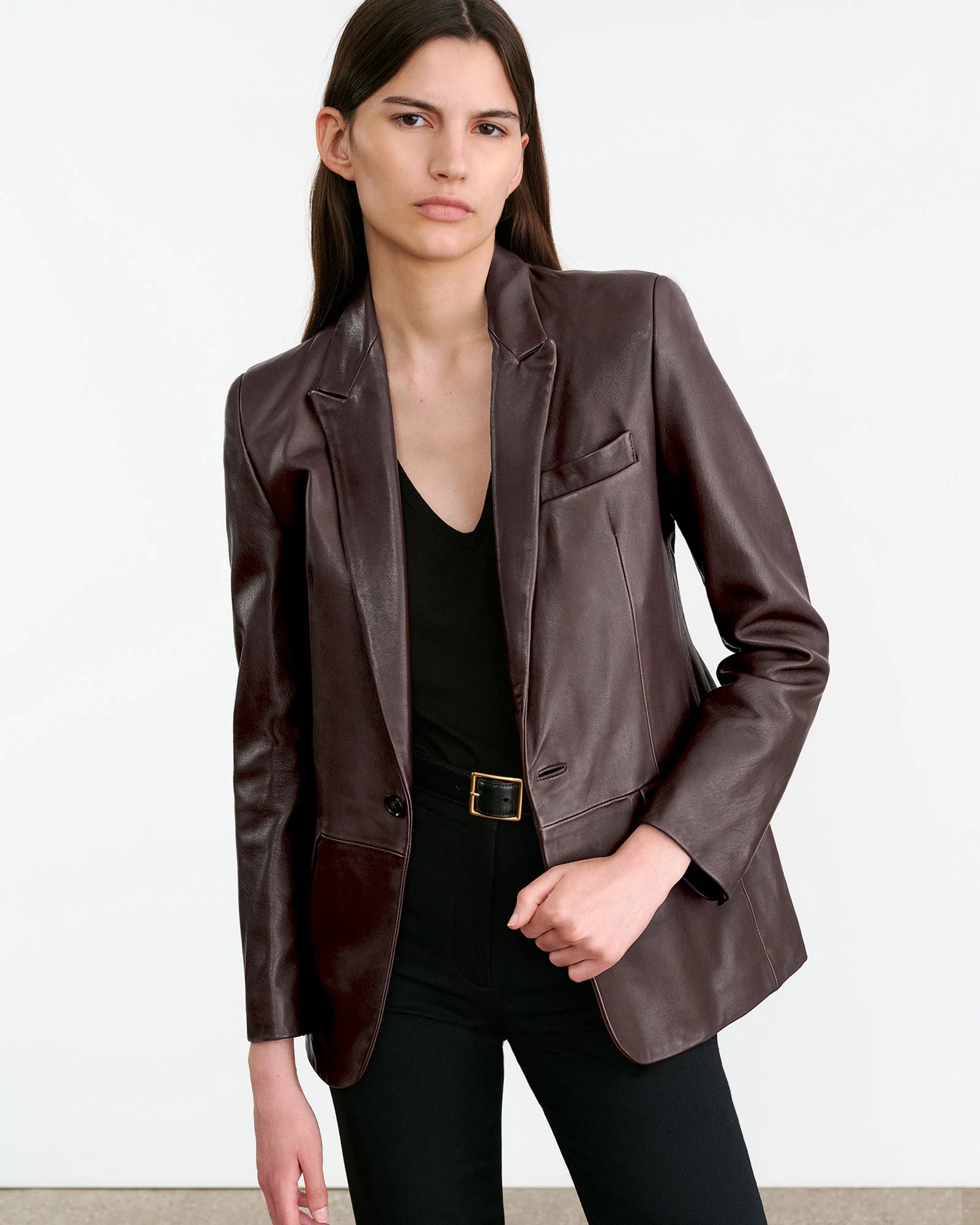 Nili Lotan - BELMONDE LEATHER TAILORED JACKET - Image 2