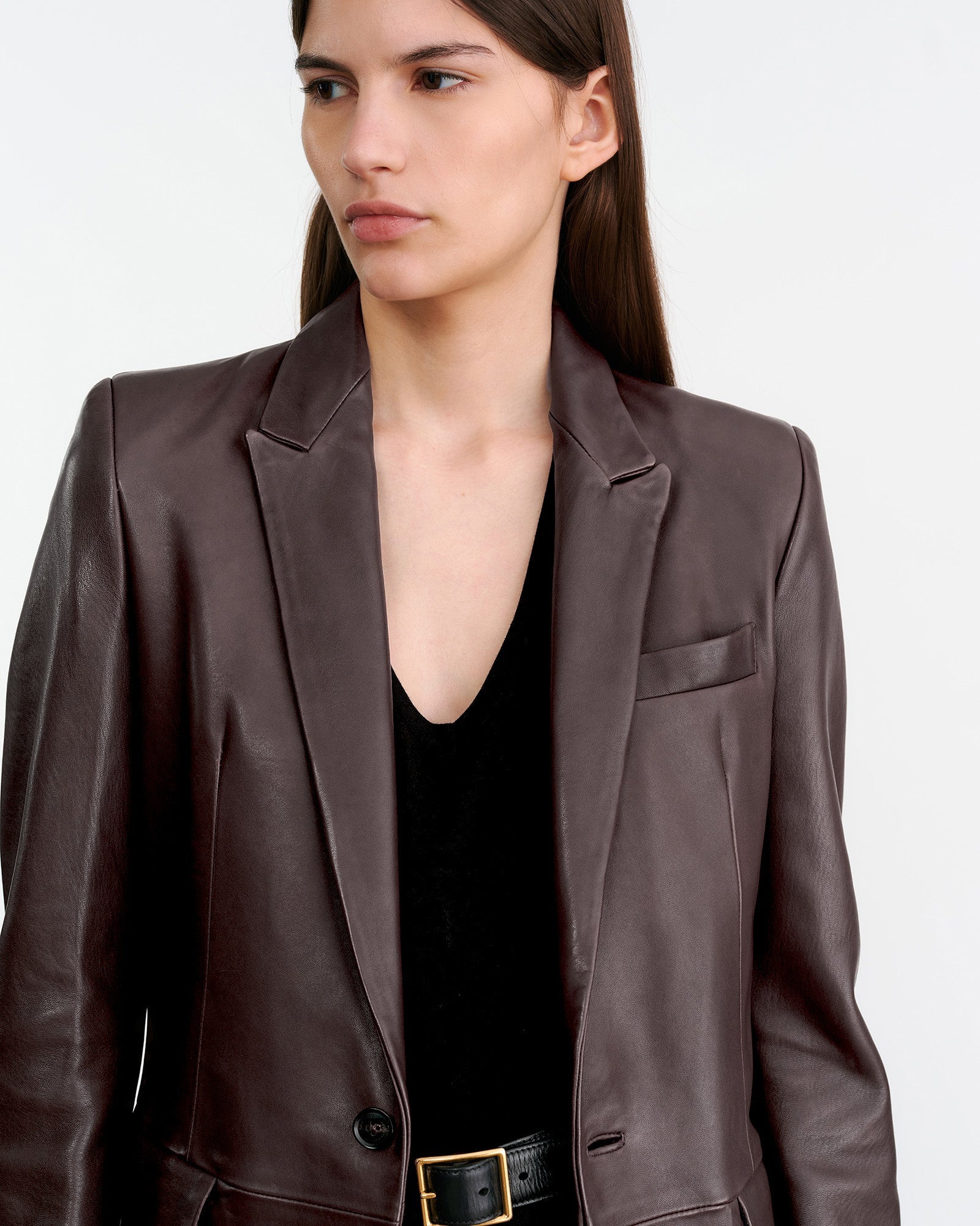Nili Lotan - BELMONDE LEATHER TAILORED JACKET - Image 3
