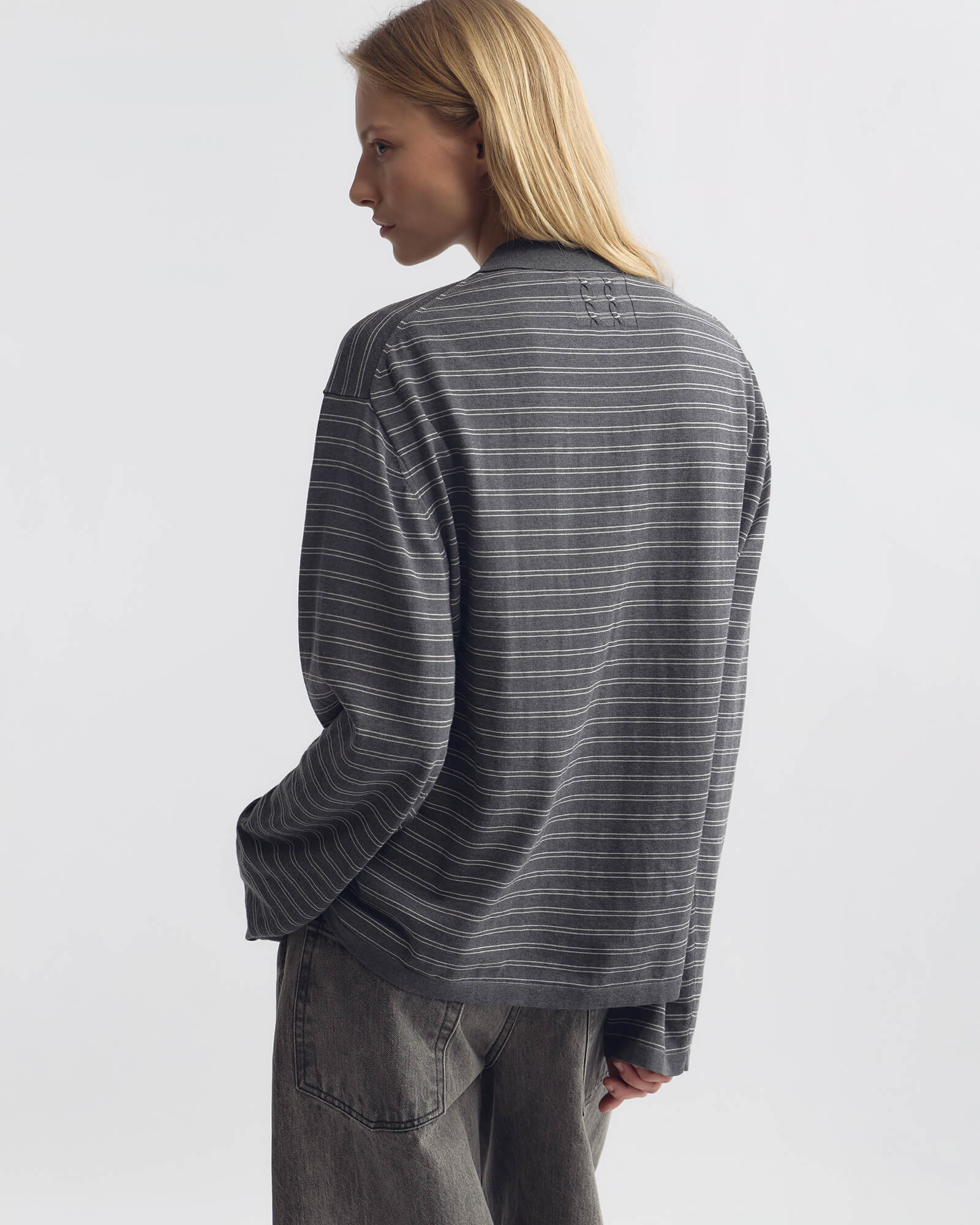 Nili Lotan - FOLEY STRIPE POLO - Image 4