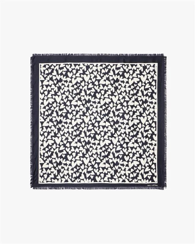 Nili Lotan - HEART SILK TWILL SCARF - Image 2