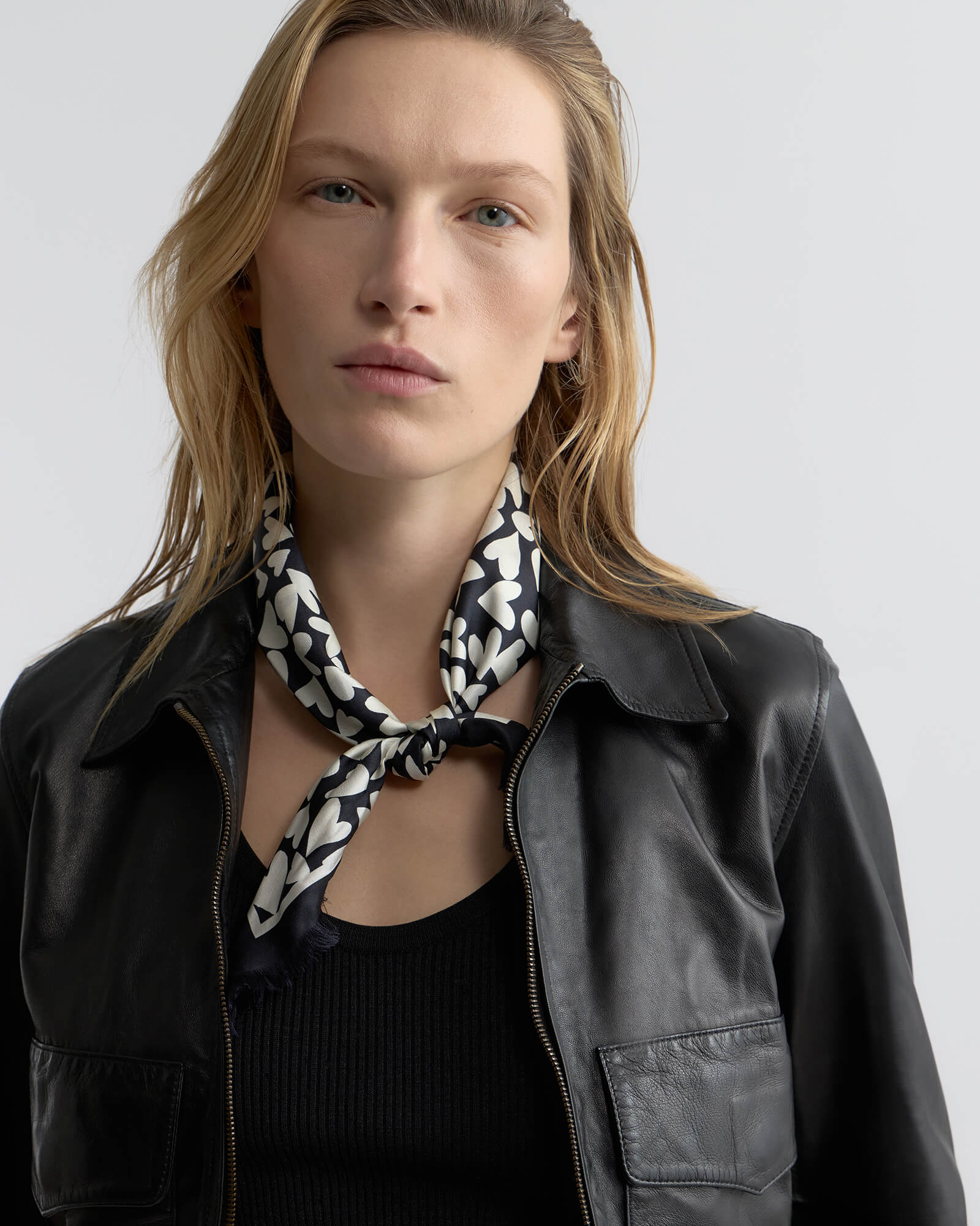 Nili Lotan - HEART SILK TWILL SCARF - Image 4