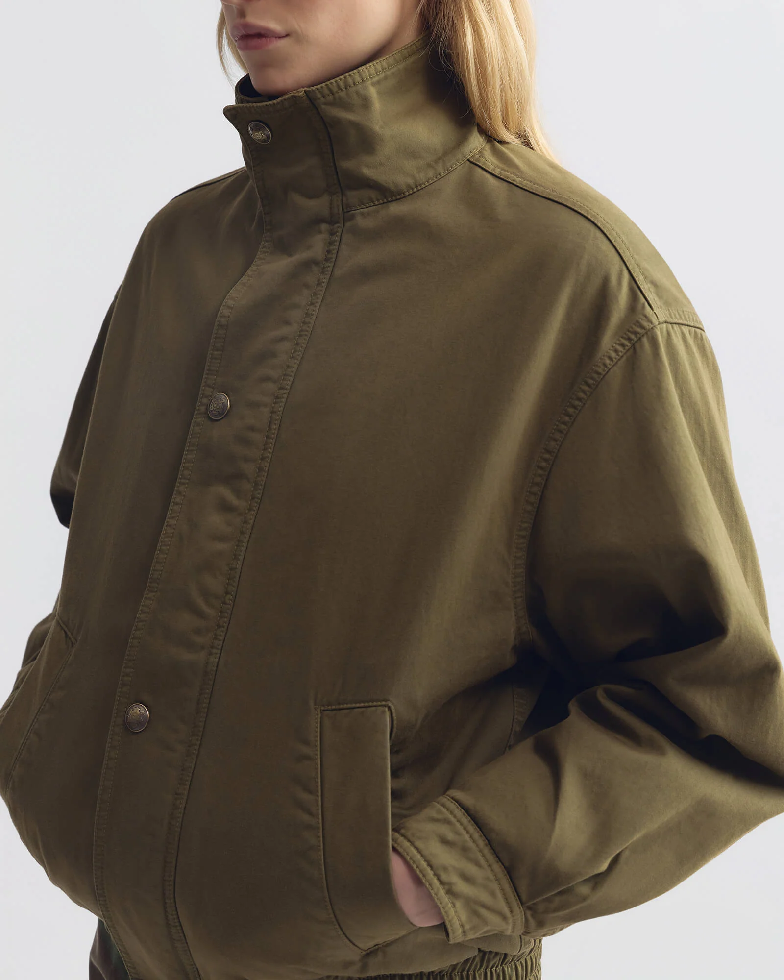 Nili Lotan - KLAIRE BLOUSON COTTON JACKET - Image 4
