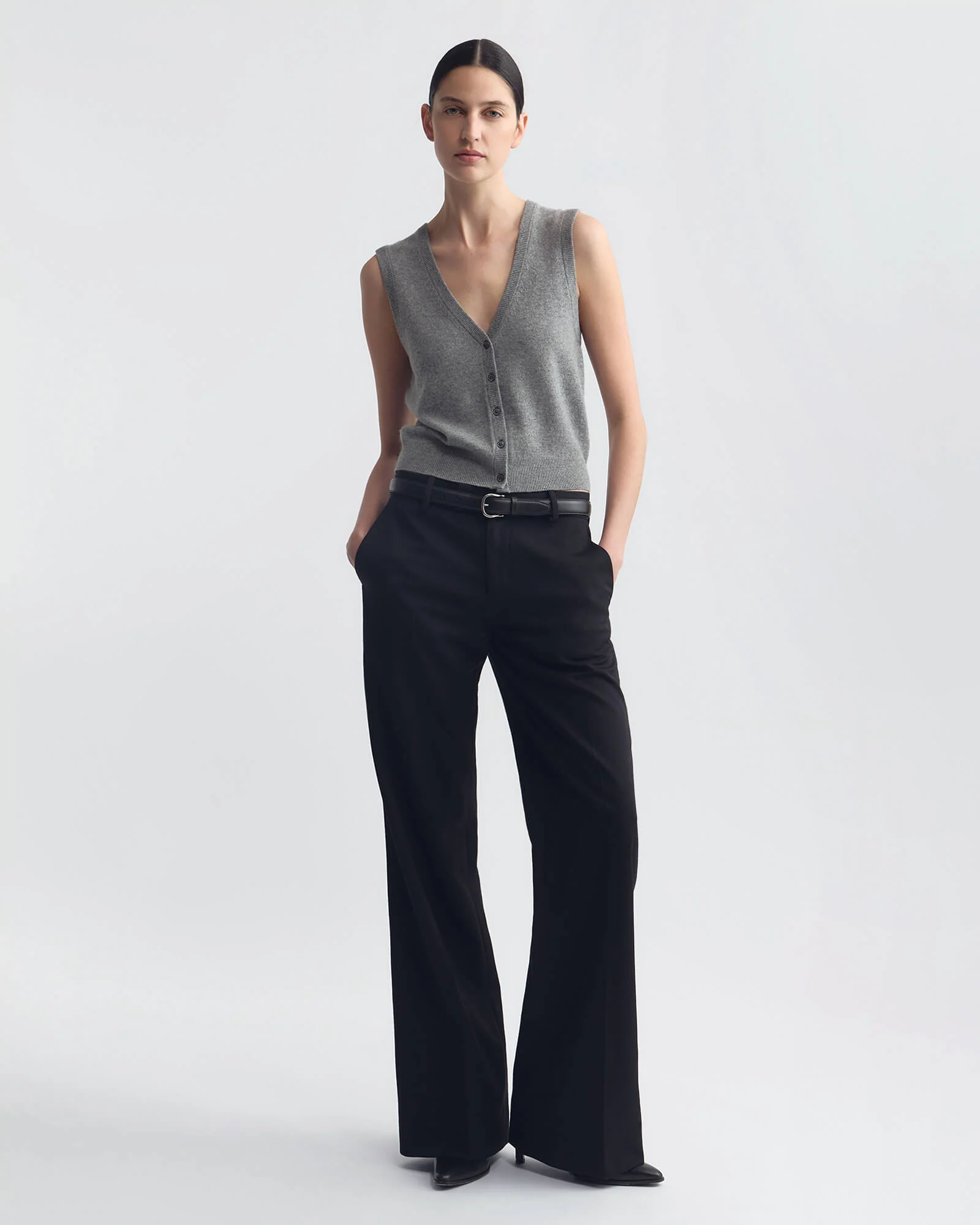 Nili Lotan - PORTER CASHMERE SWEATER VEST - Image 2