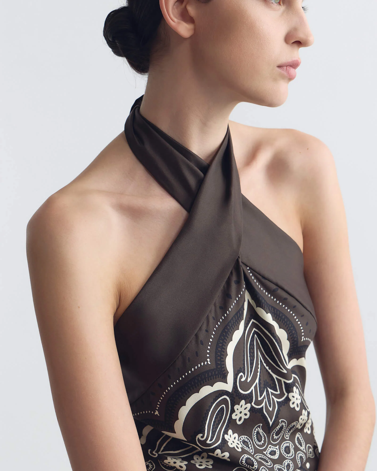 Nili Lotan - SOLAL SILK HALTERNECK TOP - Image 2