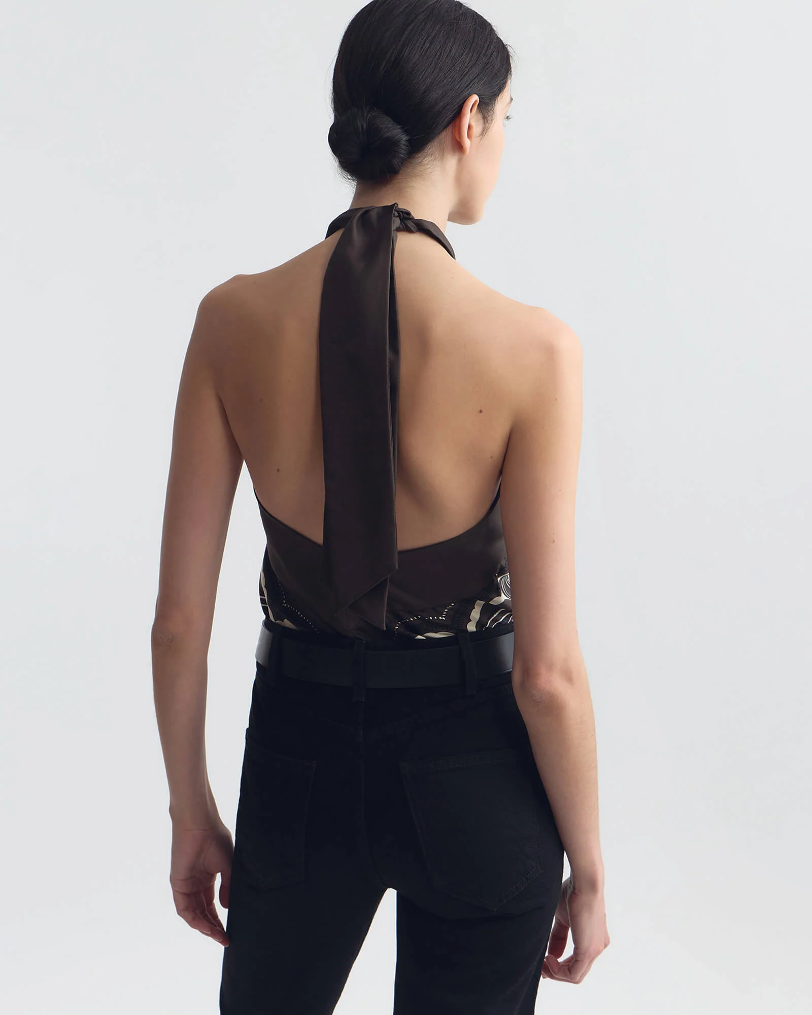 Nili Lotan - SOLAL SILK HALTERNECK TOP - Image 4