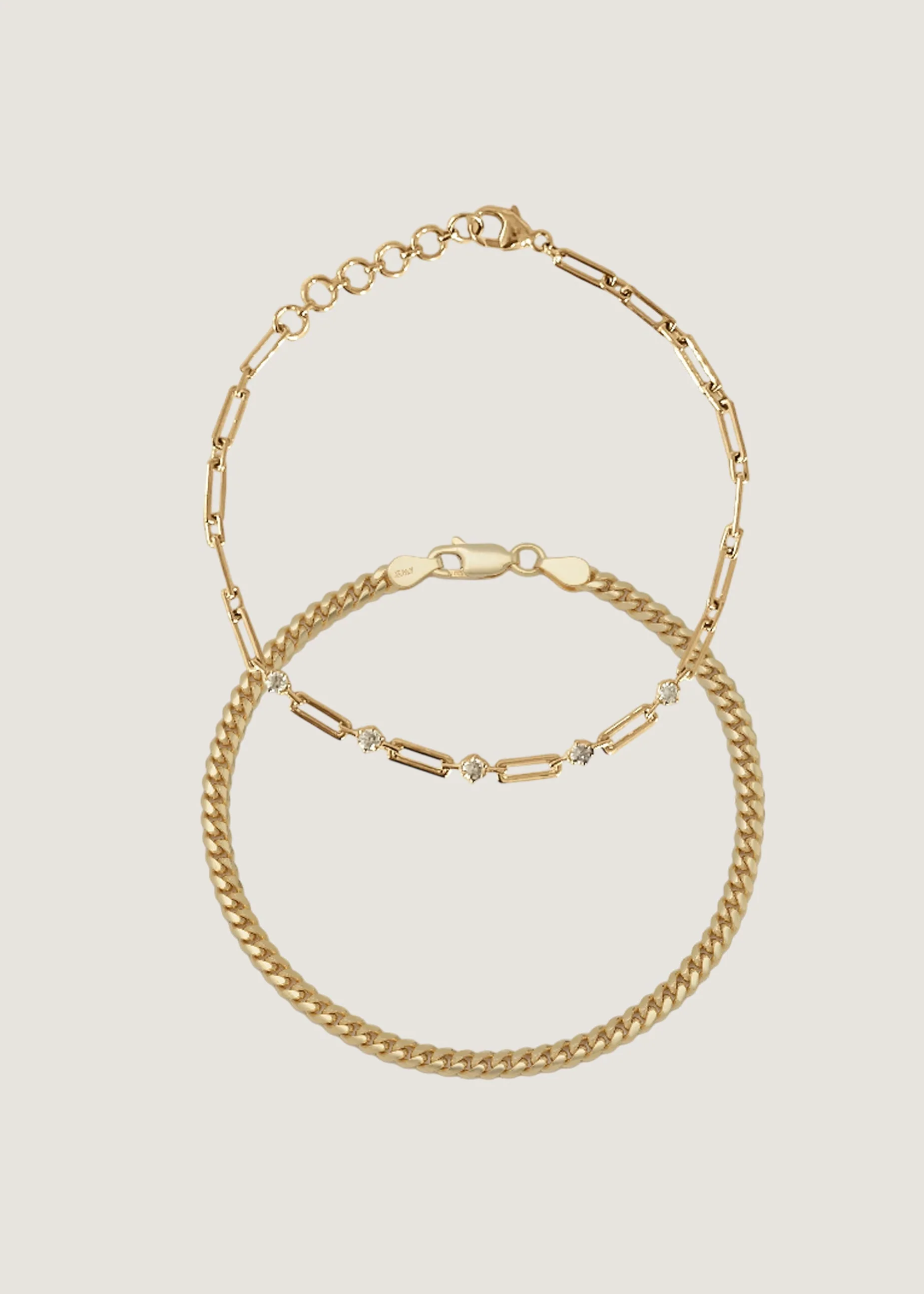 Kinn - North Star V Anniversary & Petite Familia Cuban Bracelet Stack - Image 2