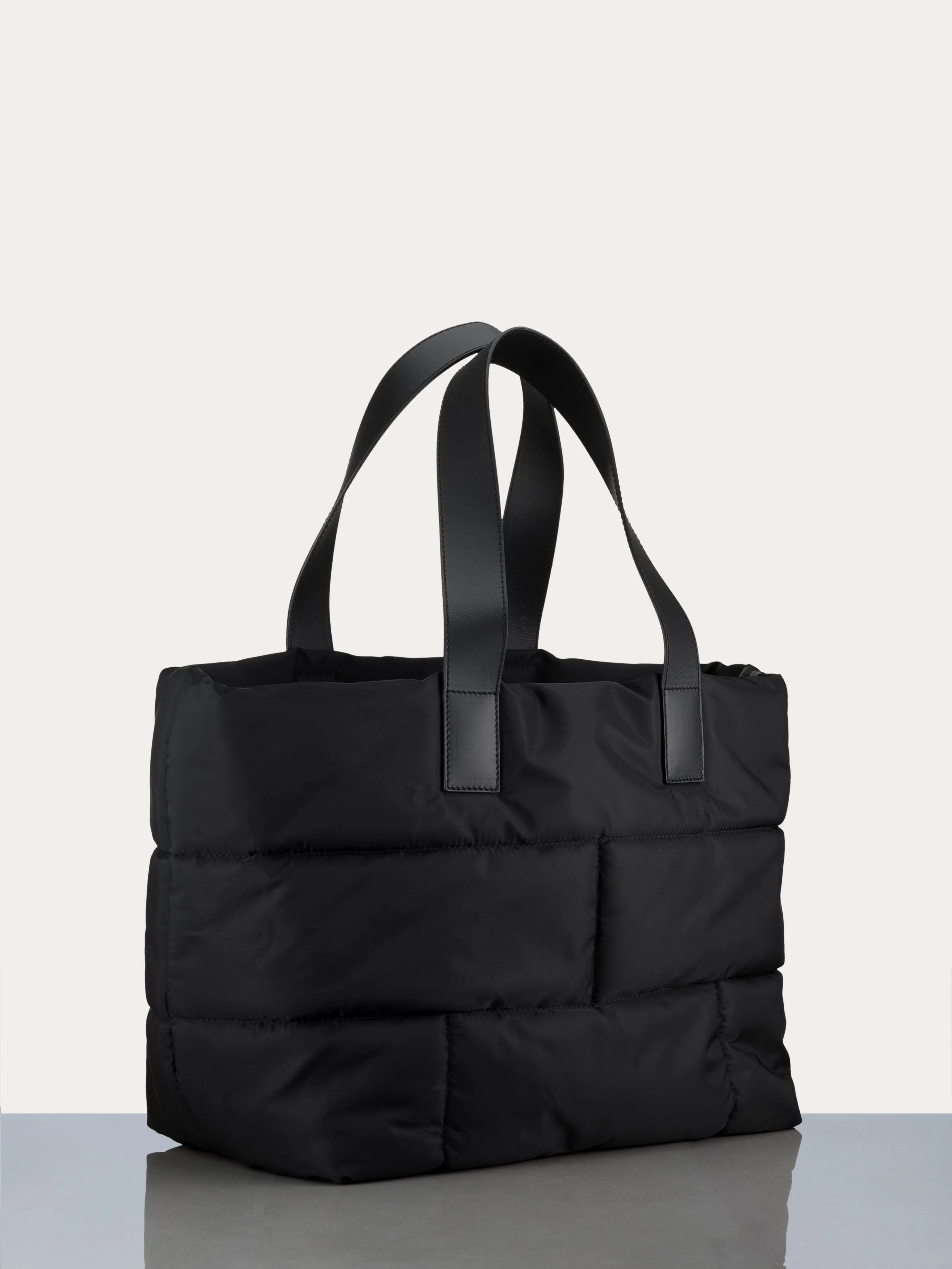 FRAME - Nylon Quilted Plaque Tote - Image 3