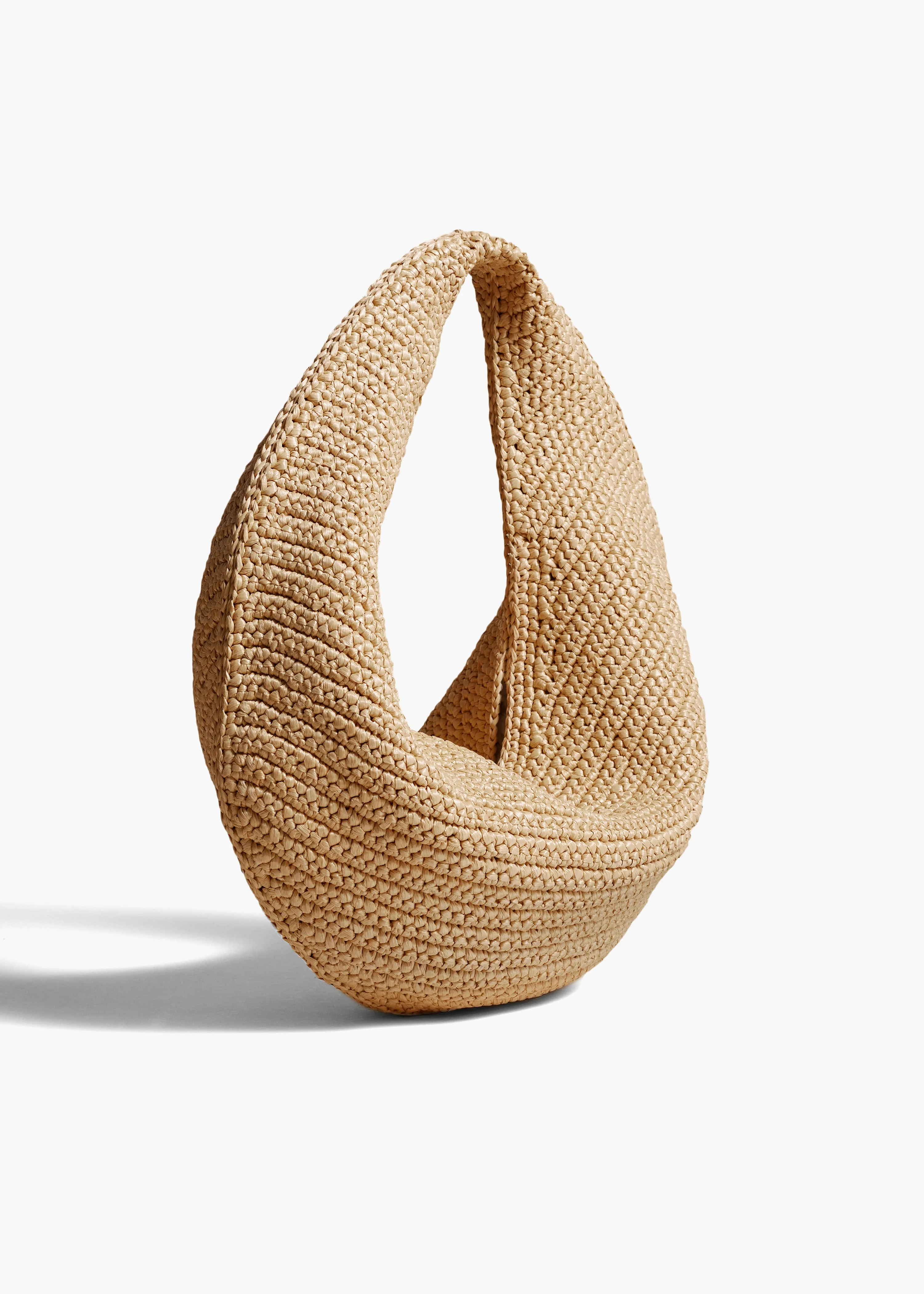 Khaite - Medium Olivia Hobo in Natural Raffia - Image 2