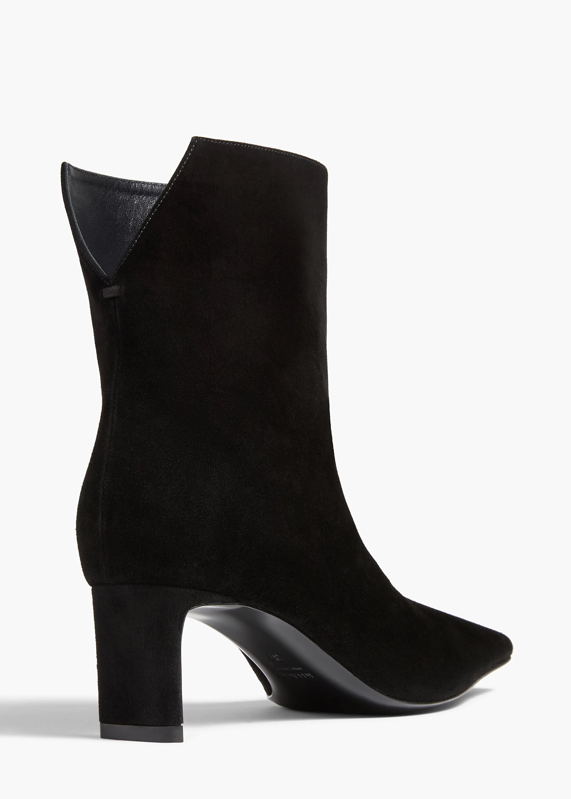 Khaite - Ona Ankle Boot in Black Suede - Image 9