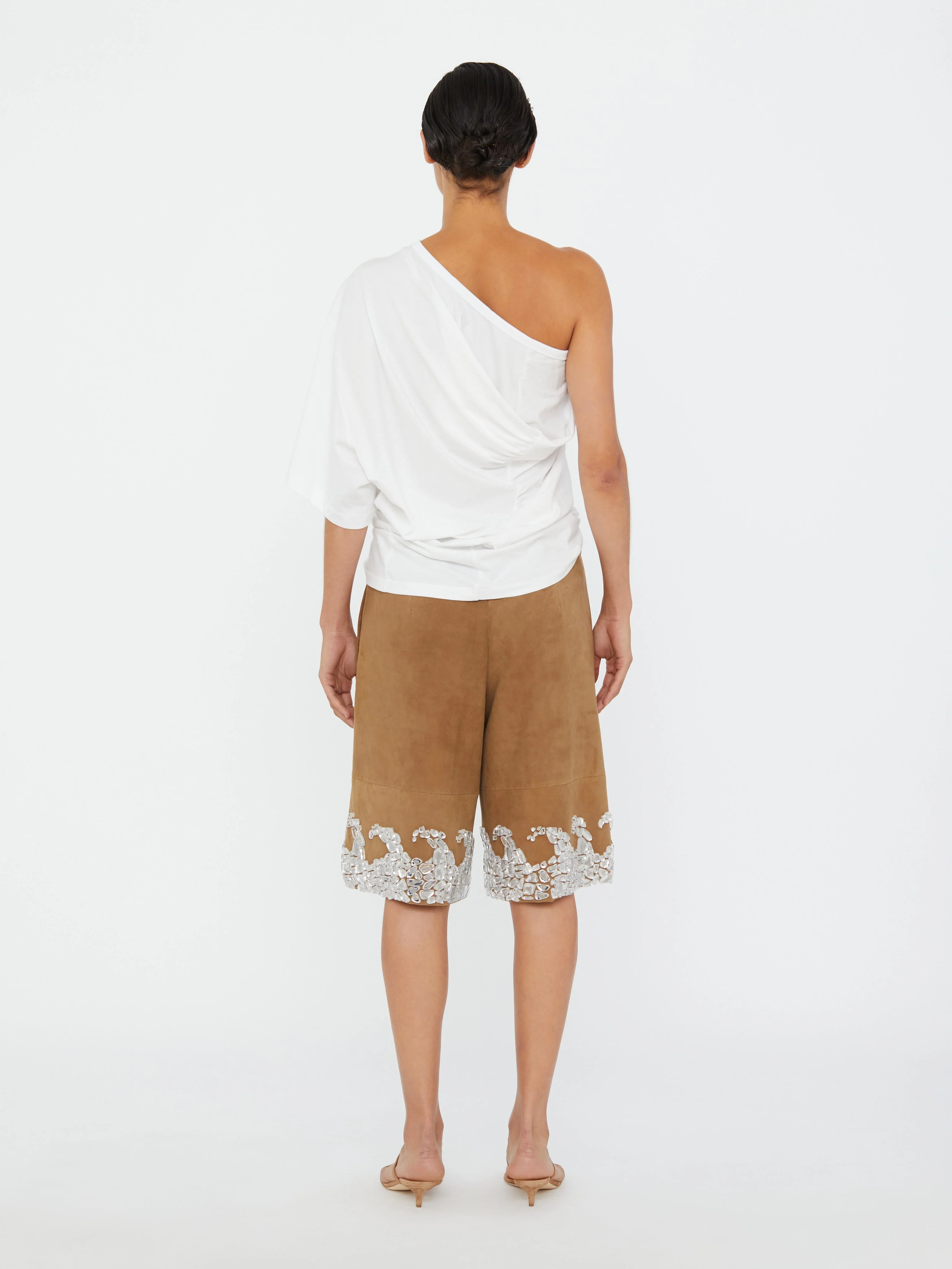 Christopher Esber - One Shoulder Draped Tee - Image 3